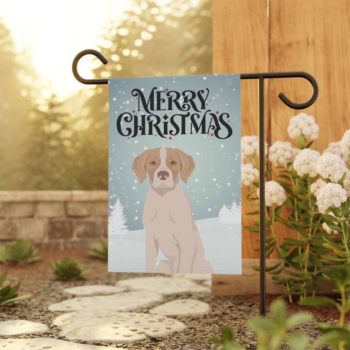 Pointer Dog Garden Flag