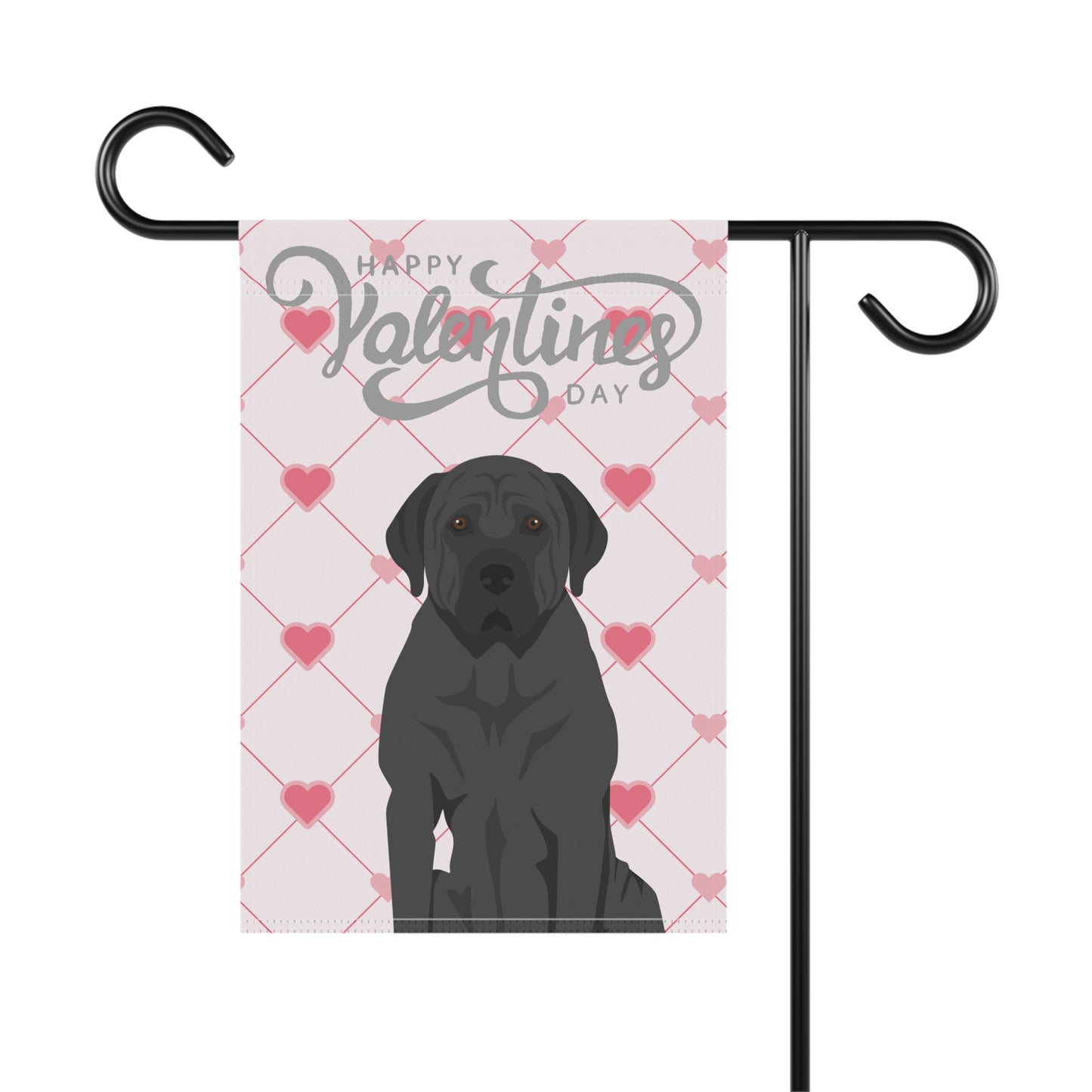 Tosa Inu Dog Valentines Day Garden Flag