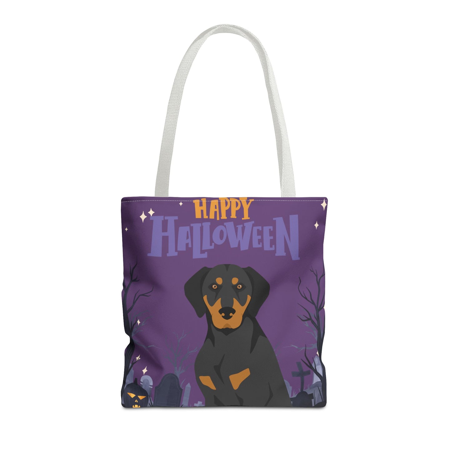Transylvanian Hound Dog Happy Halloween Tote Bag 16x16