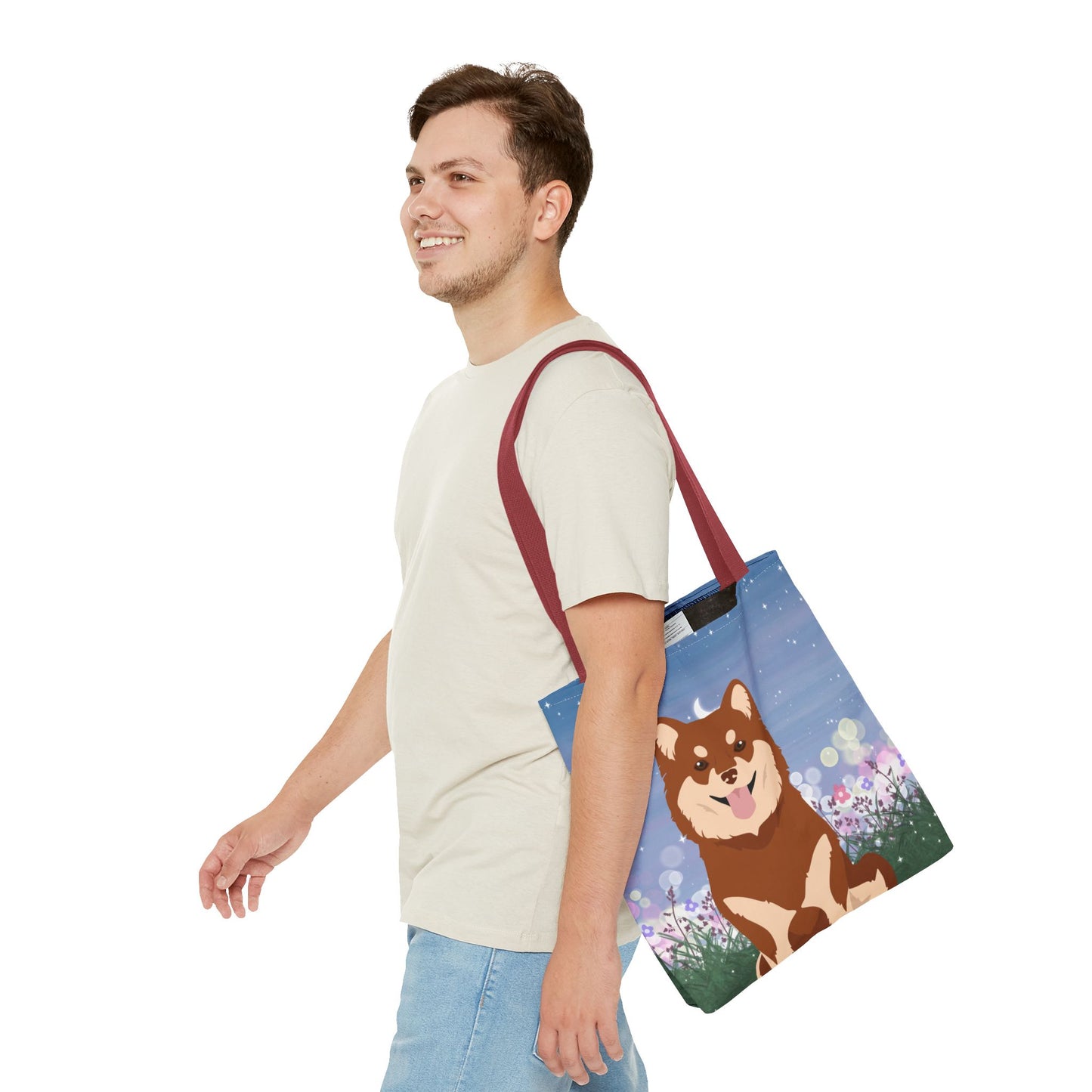 Finnish Lapphund Dog Tote Bag 16x16