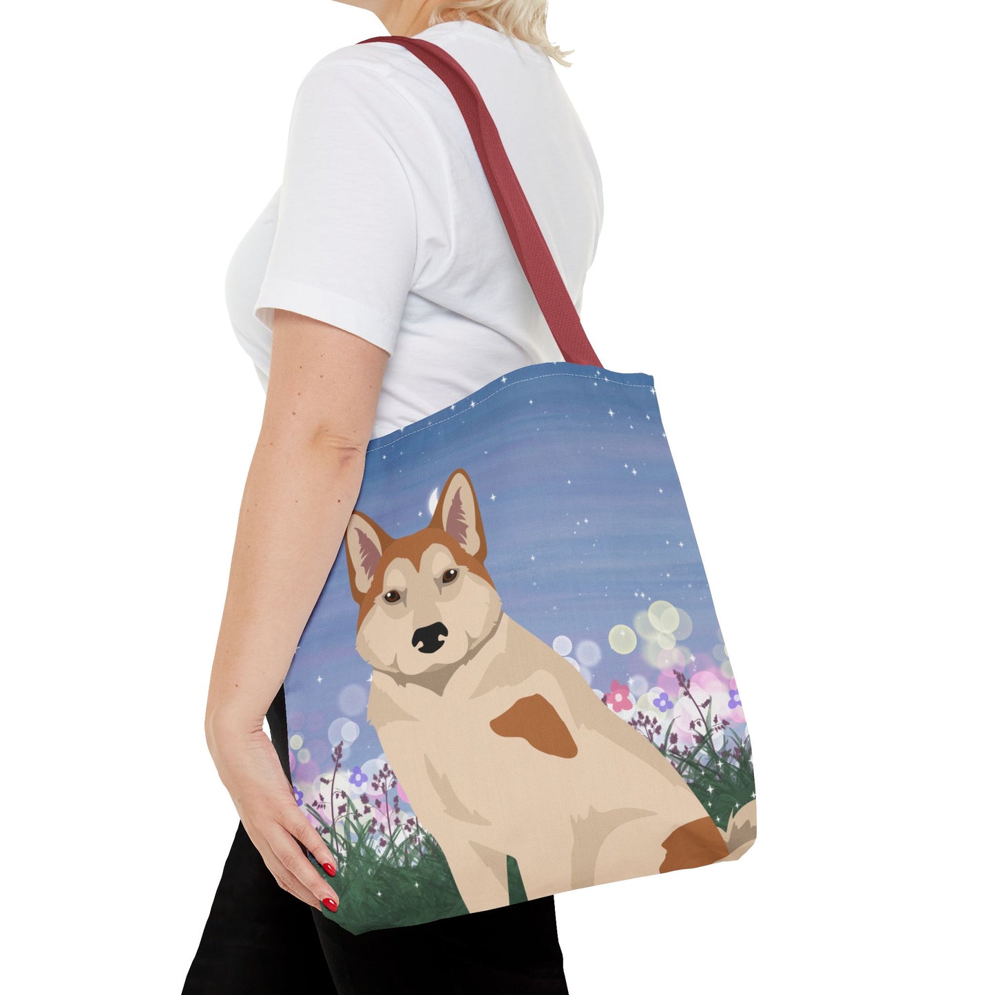 East Siberian Laika Dog Tote Bag 16x16