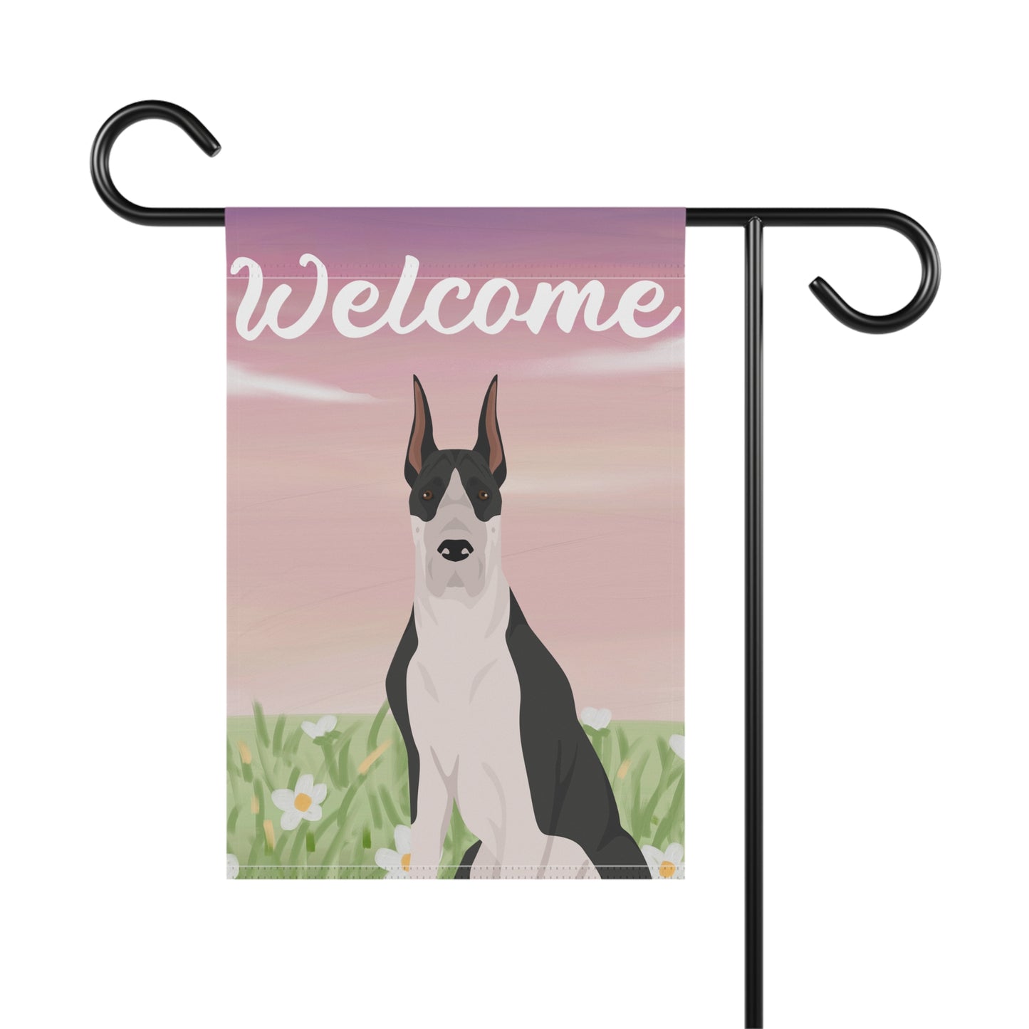 Great Dane Dog Welcome Garden Flag