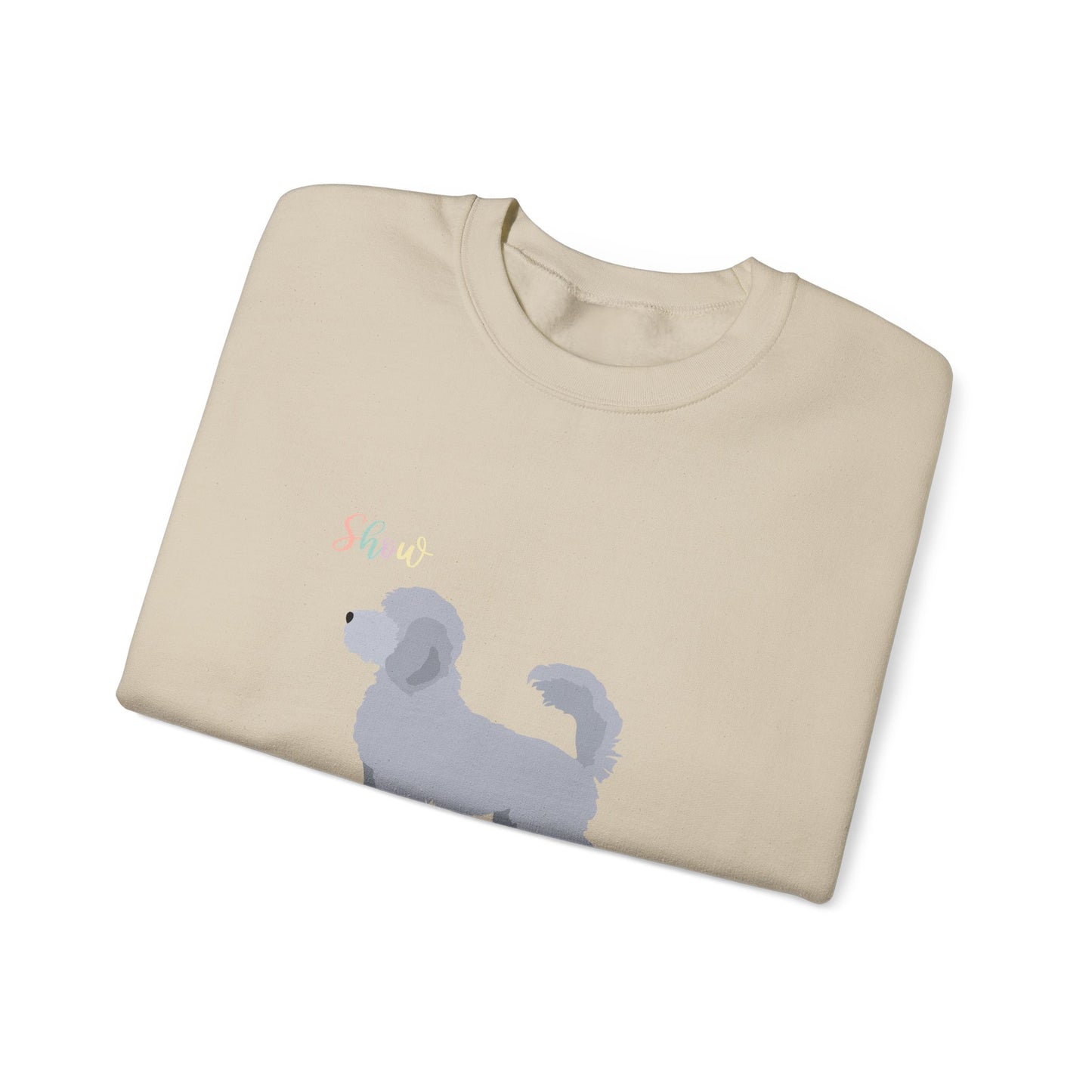 Poodle Dog Unisex Heavy Blend Crewneck Sweatshirt