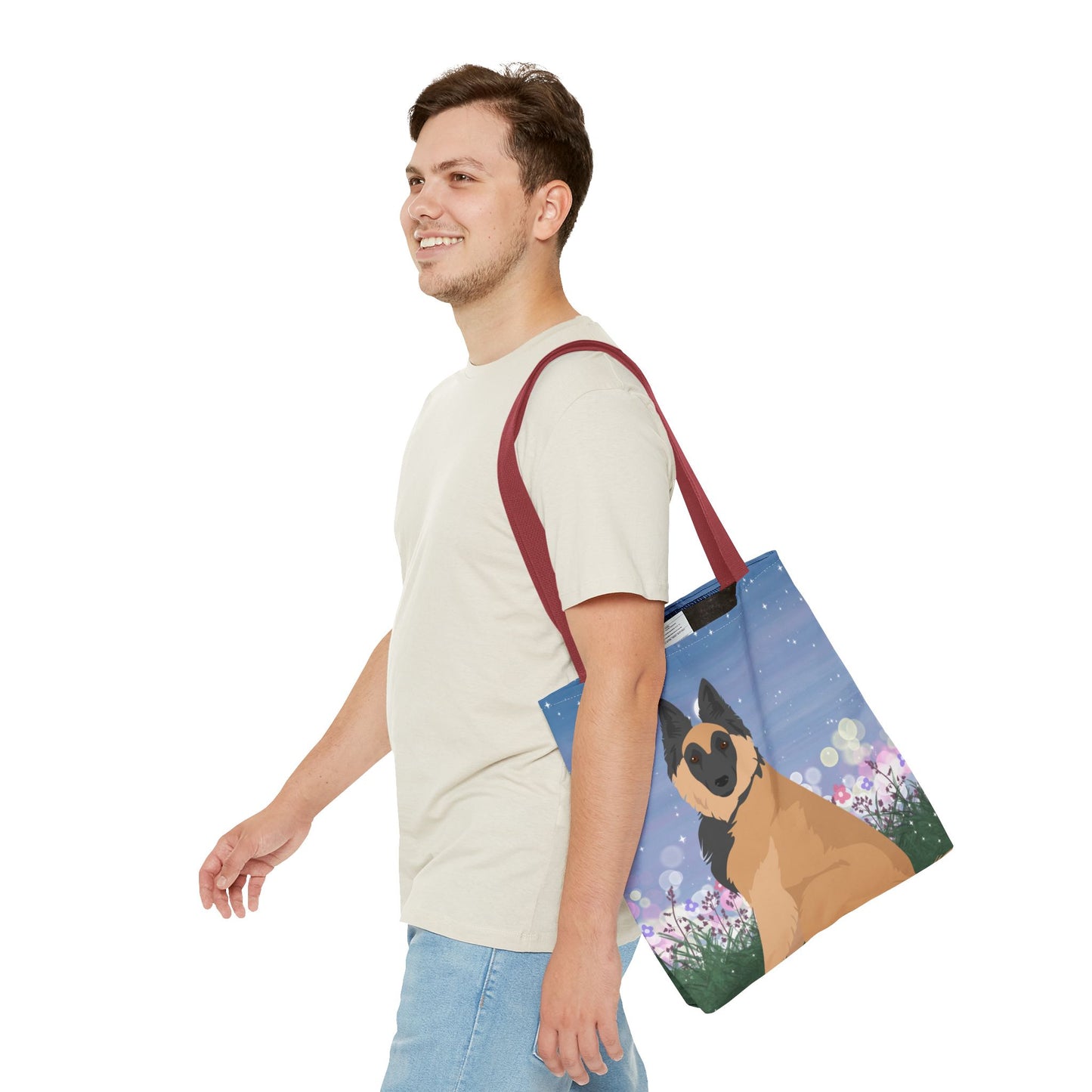 Belgian Tervuren Dog Tote Bag 16x16
