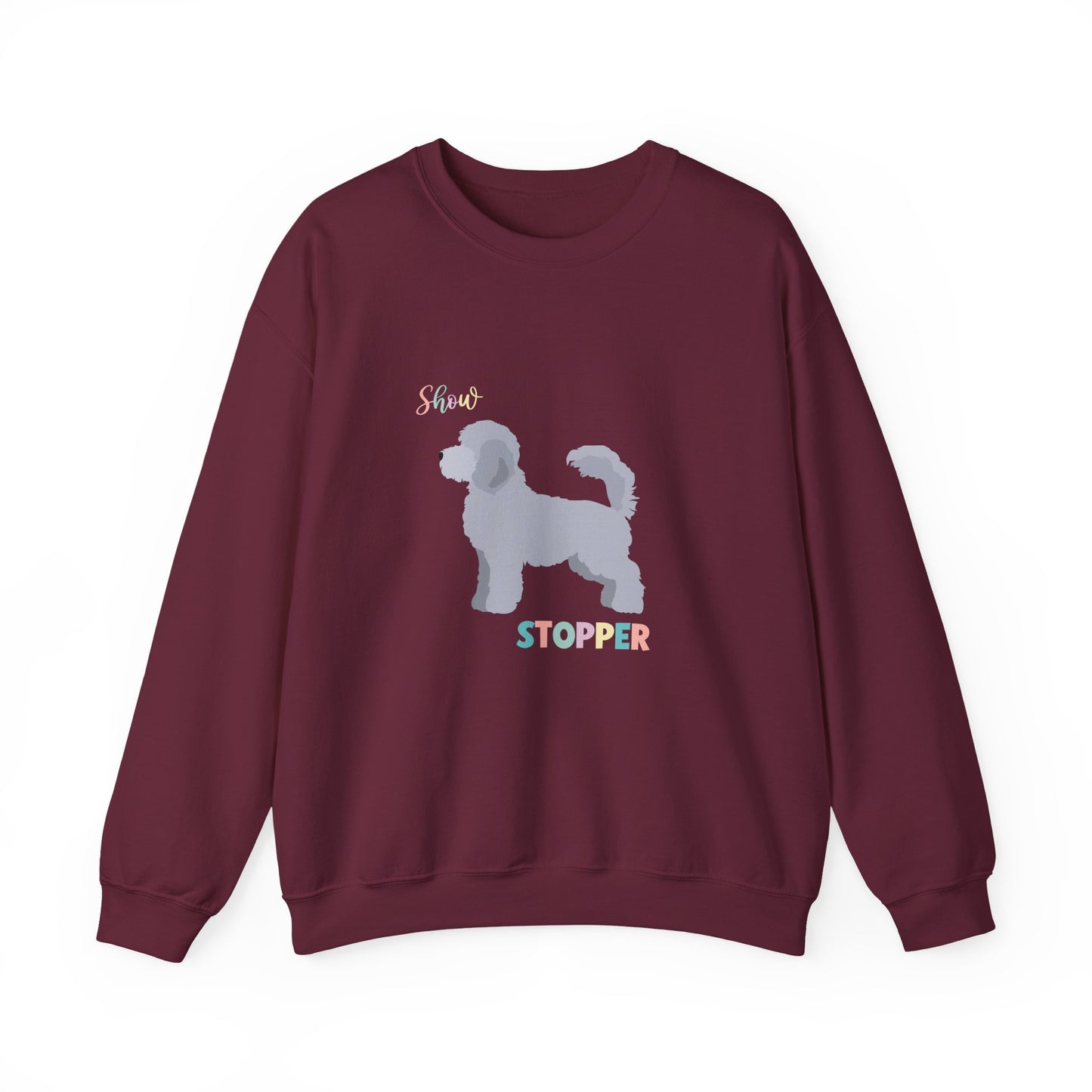 Poodle Dog Unisex Heavy Blend Crewneck Sweatshirt