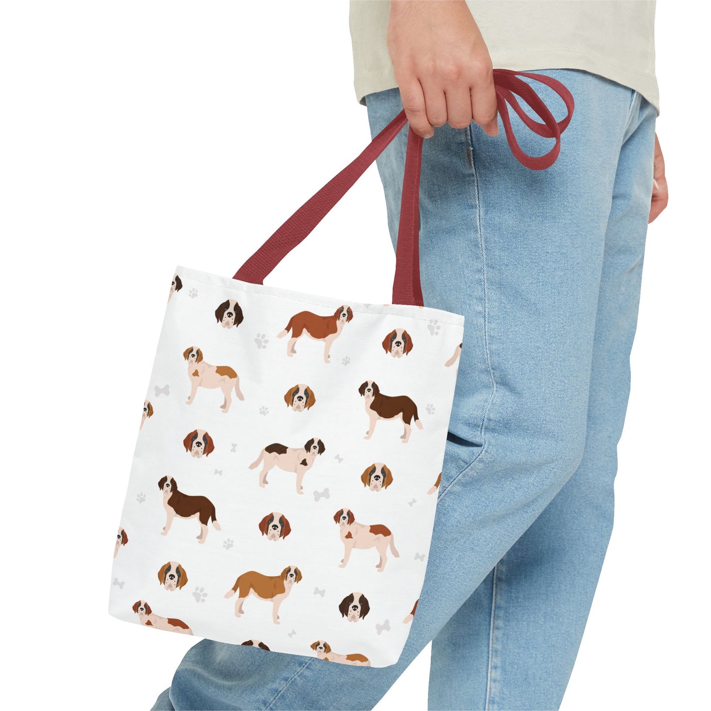 St Bernard Dog Tote Bag, St Bernard Dog Mom Gift
