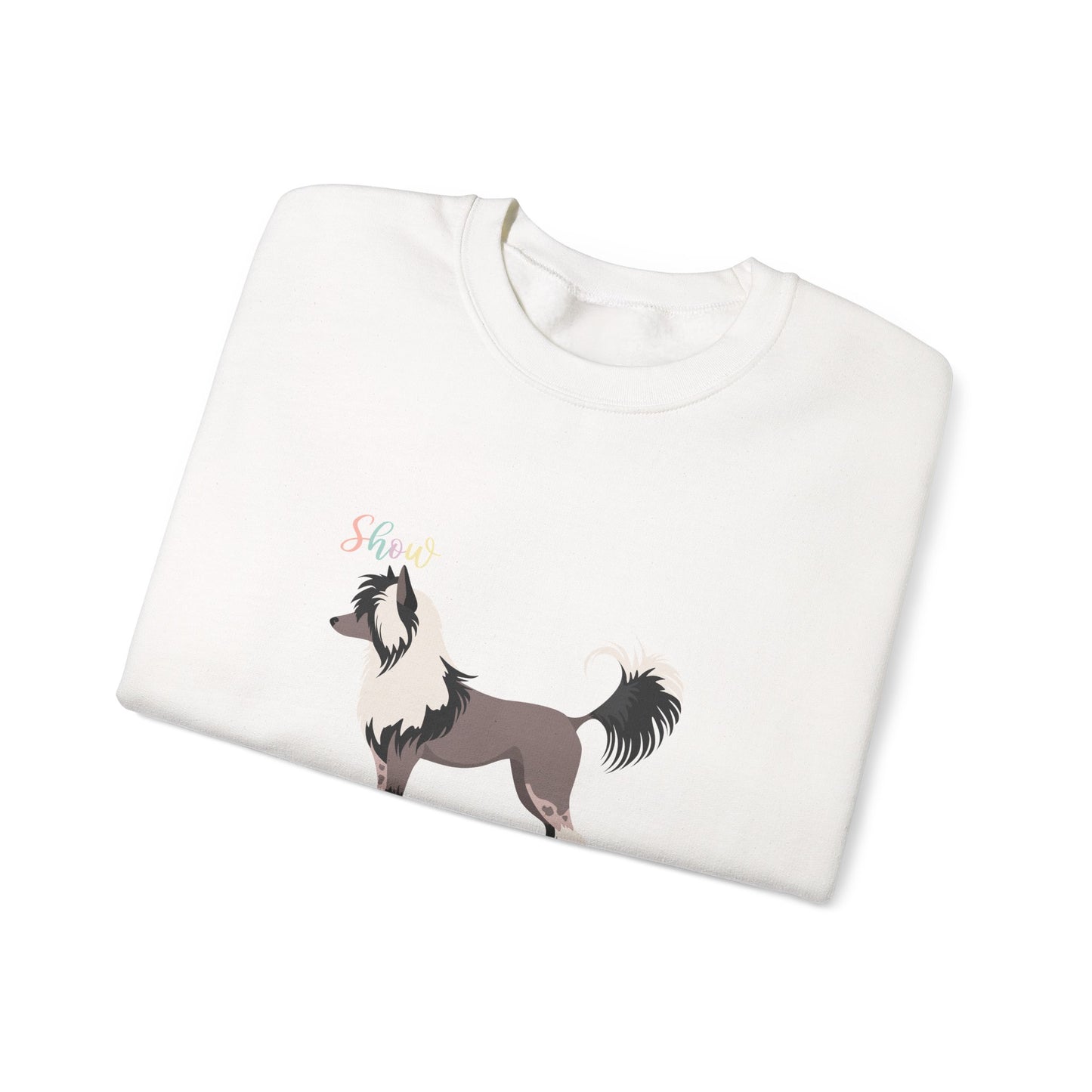 Chinese Crested Dog Dog Unisex Heavy Blend Crewneck Sweatshirt