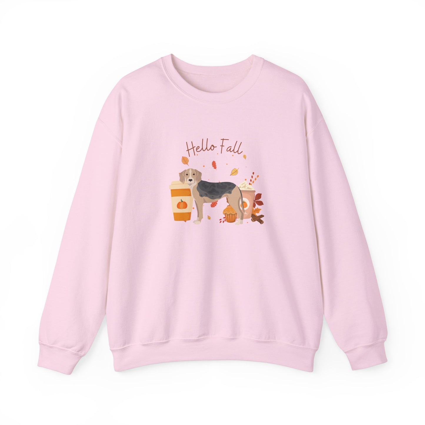 Dunker Dog Fall Unisex Heavy Blend Crewneck Sweatshirt