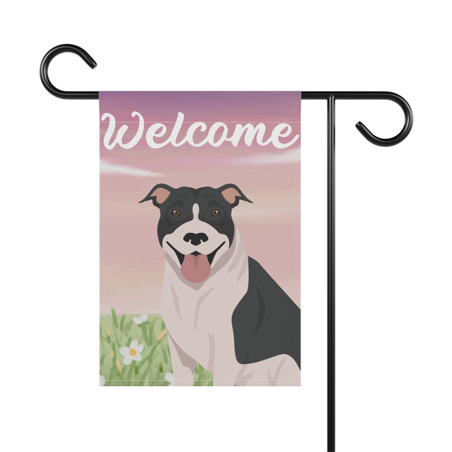 Pit Bull Dog Welcome Garden Flag