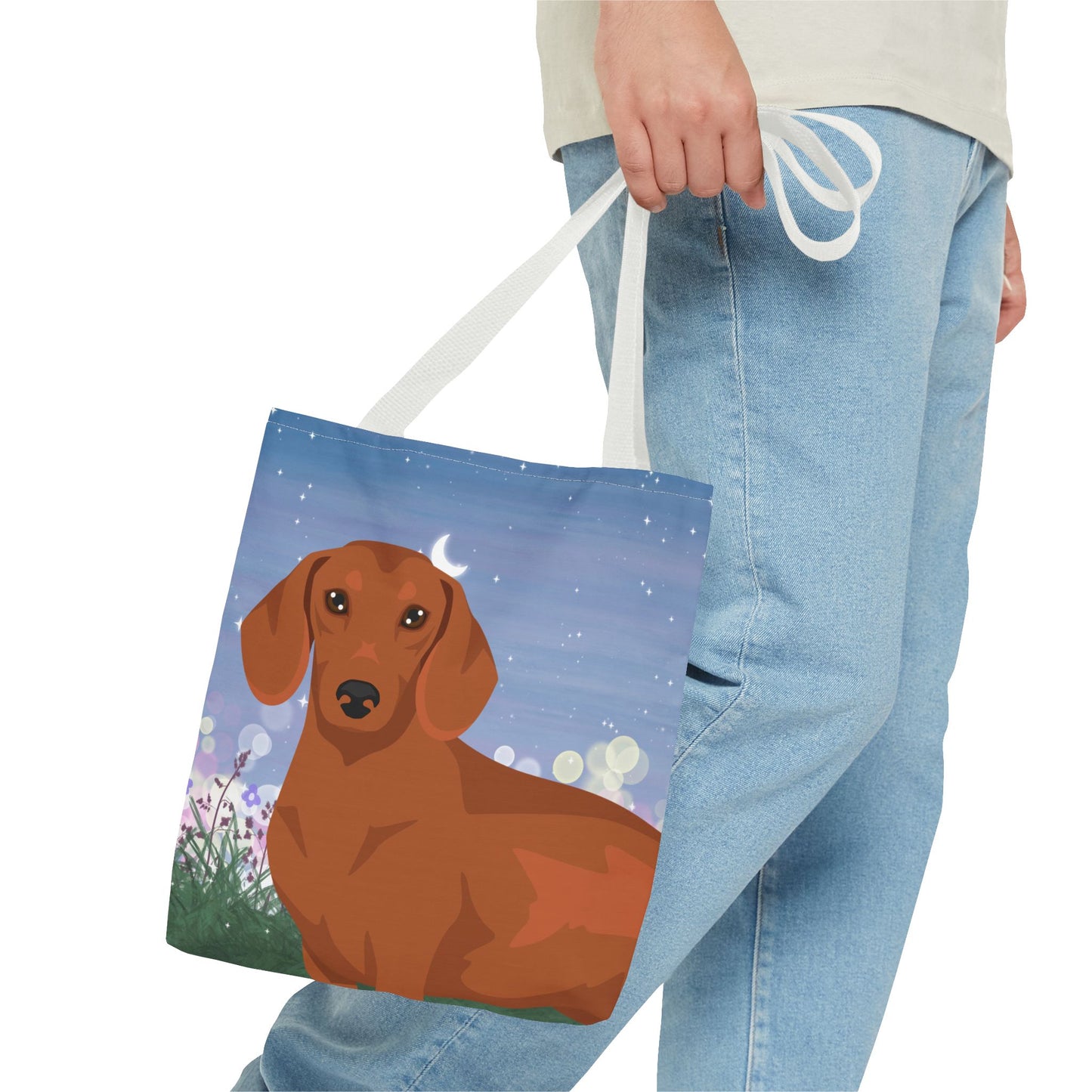 Dachshund Dog Tote Bag 13x13