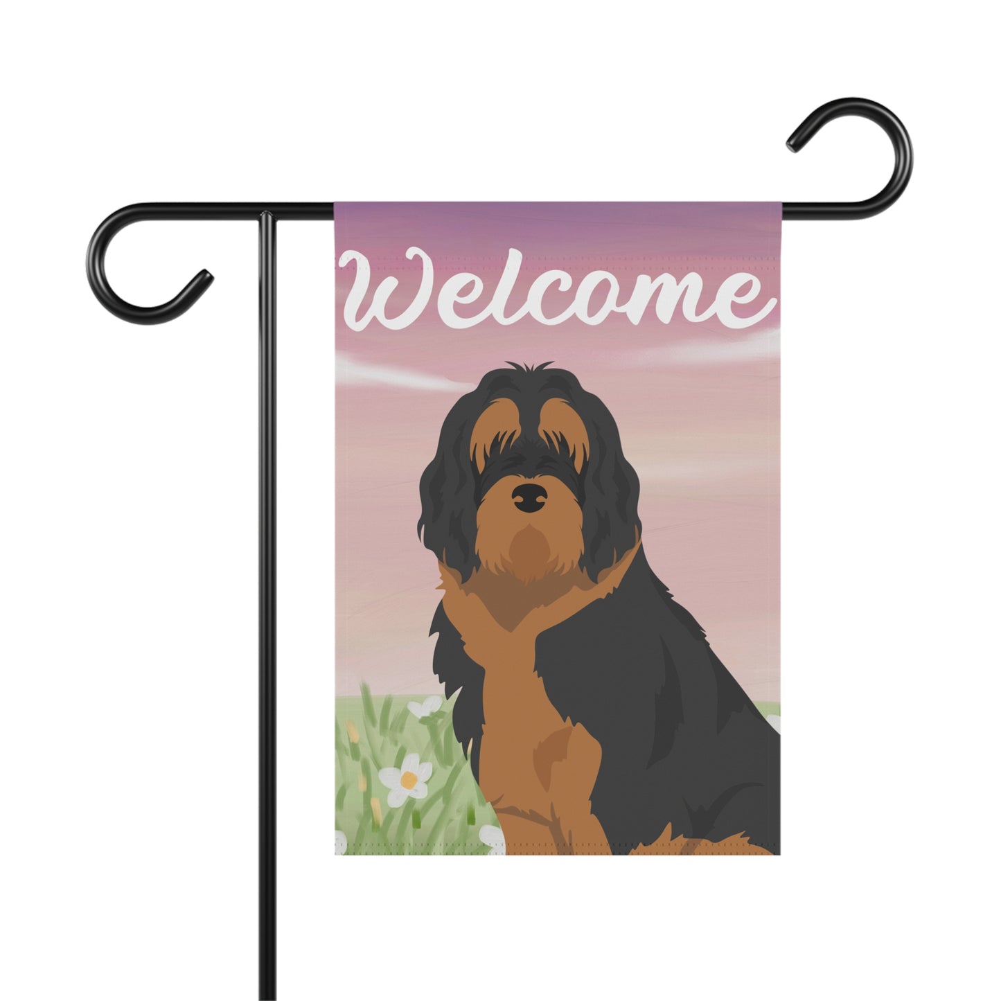 Otterhound Dog Welcome Garden Flag
