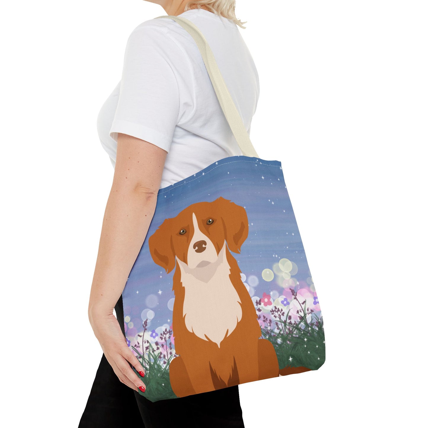 Nova scotia Duck Tolling Retriever Dog Tote Bag 16x16