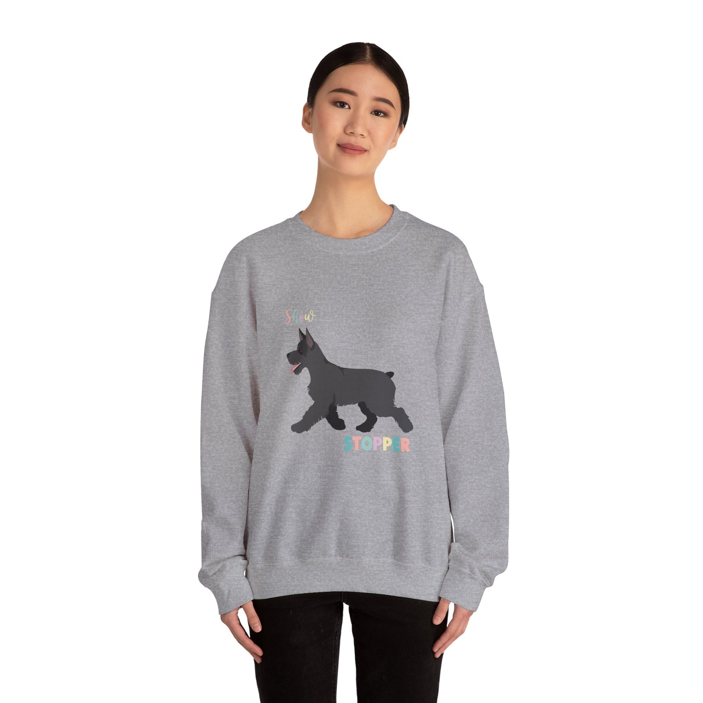 Schnauzer Dog Unisex Heavy Blend Crewneck Sweatshirt