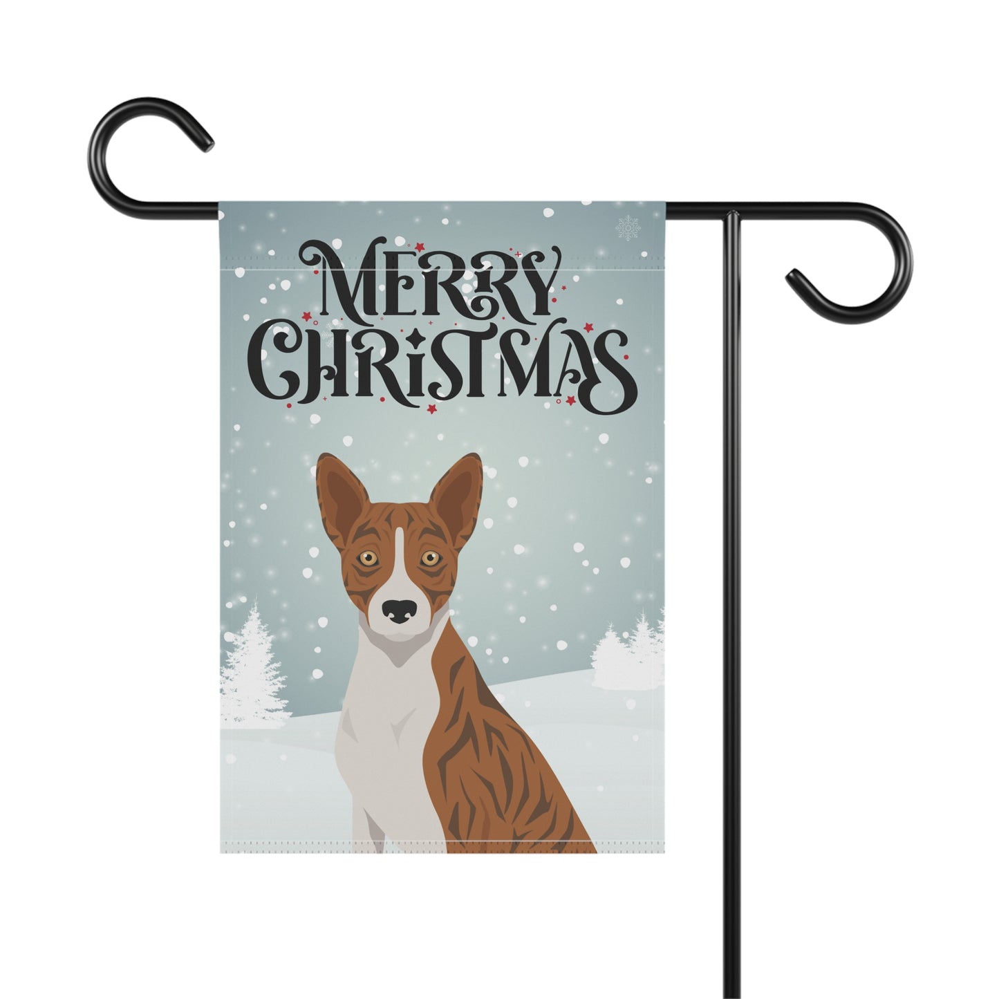 Basenji Dog Garden Flag