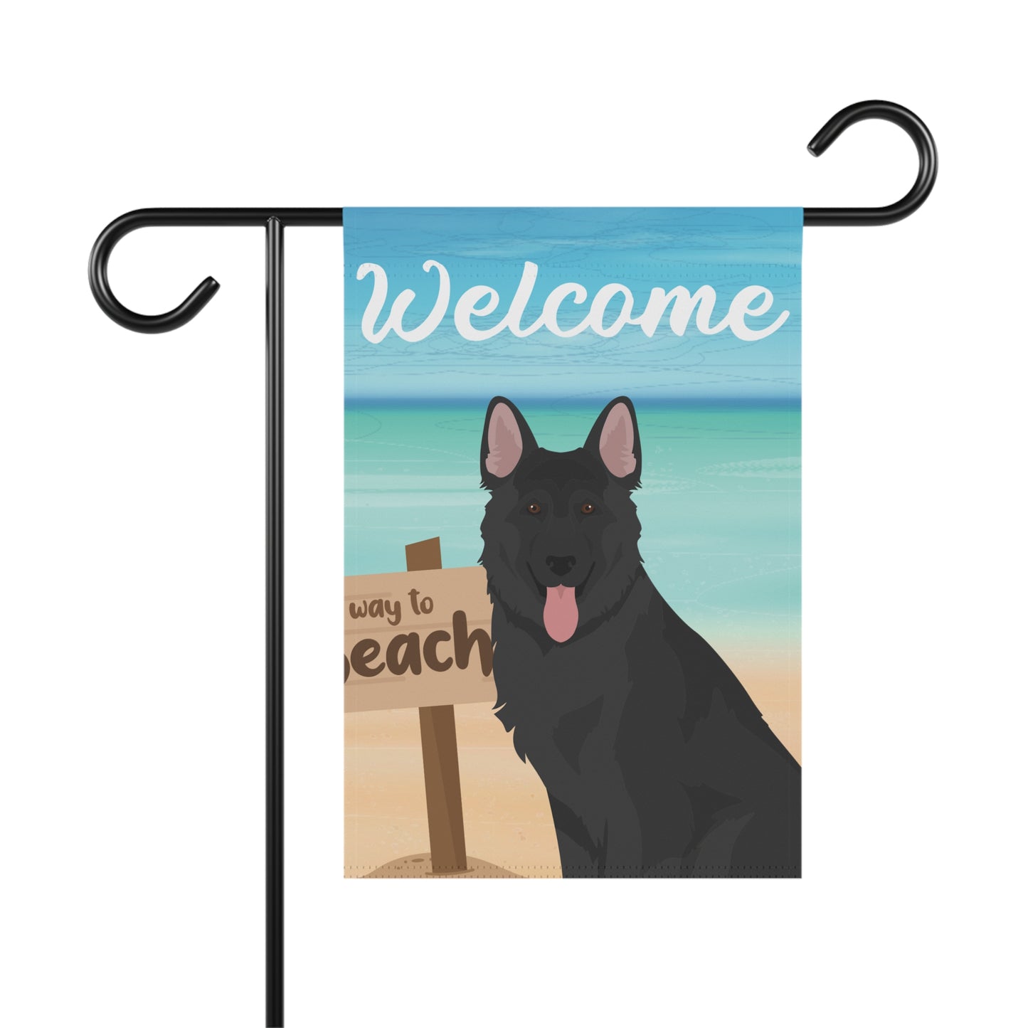 German Shepherd Dog Garden Flag
