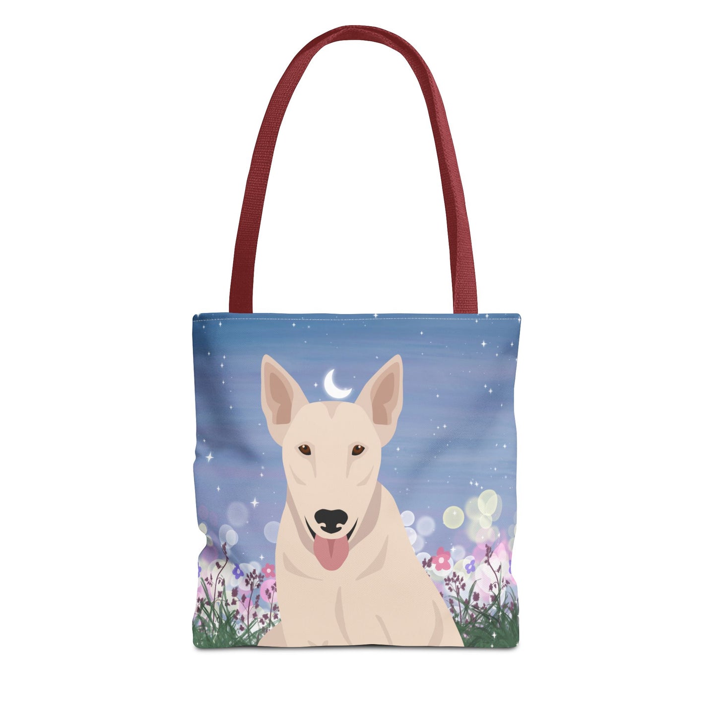 Bull Terrier Dog Tote Bag 13x13