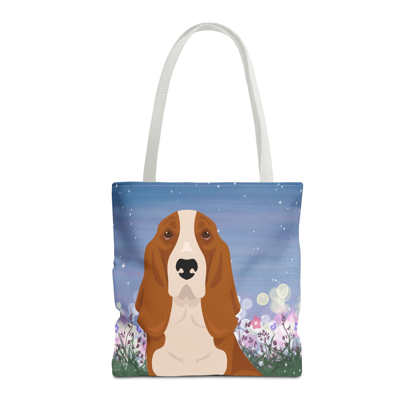 Basset Hound Dog Tote Bag 16x16