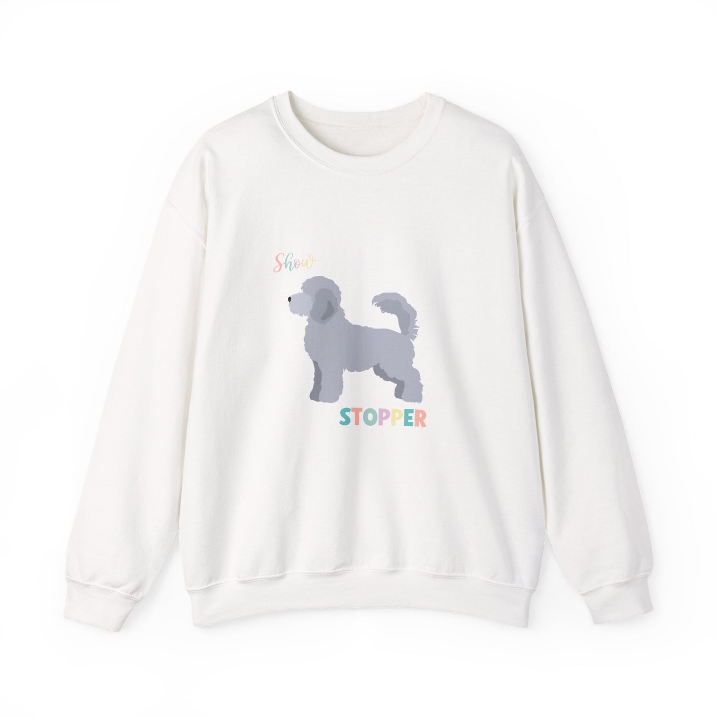 Poodle Dog Unisex Heavy Blend Crewneck Sweatshirt