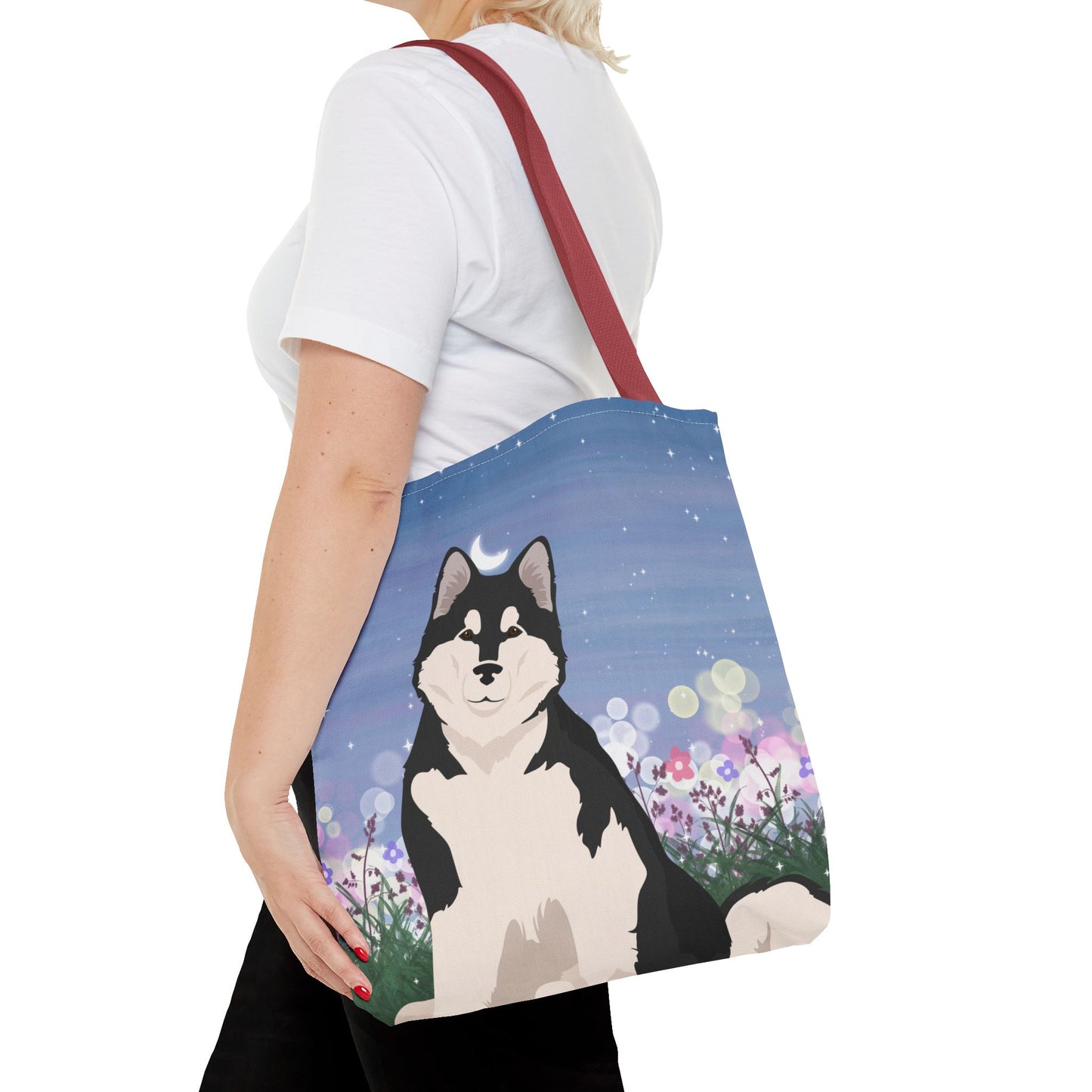 Alaskan Malamute Dog Tote Bag 16x16