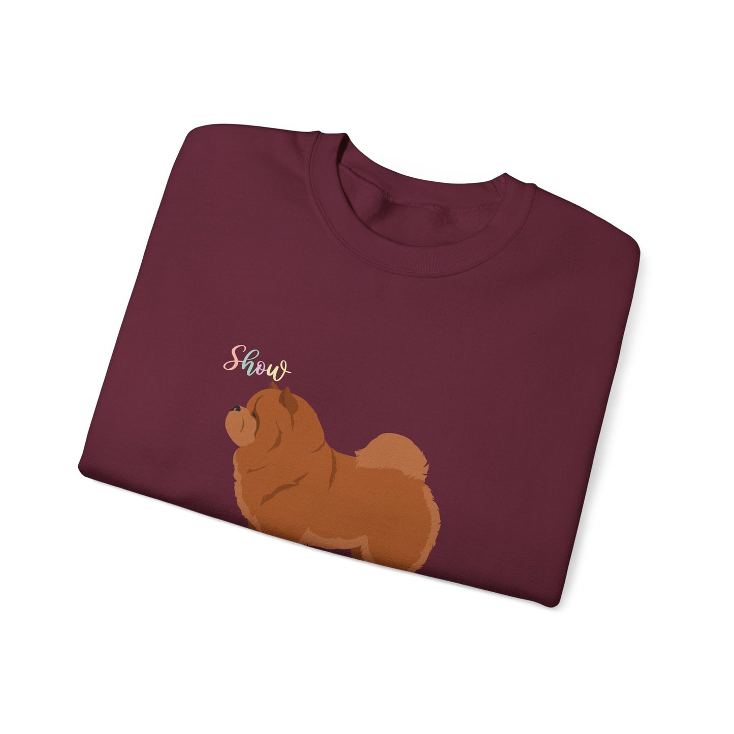 Chow Chow Dog Unisex Heavy Blend Crewneck Sweatshirt