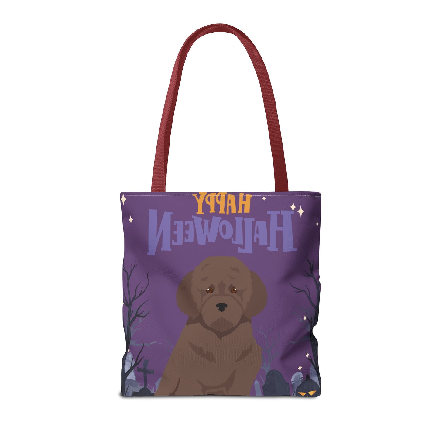 Lagotto Romagnolo Dog Happy Halloween Tote Bag 16x16
