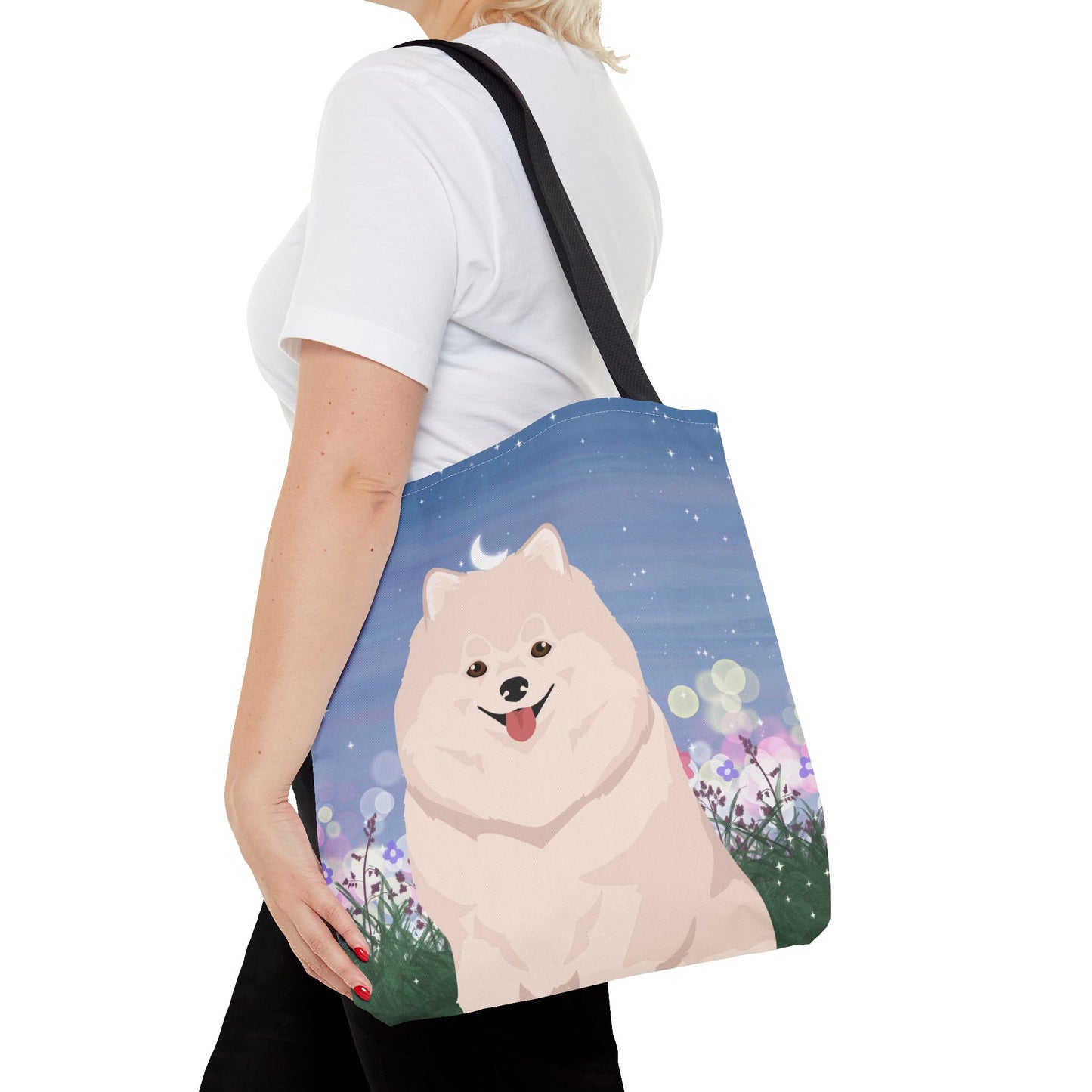 Pomeranian Dog Tote Bag 16x16