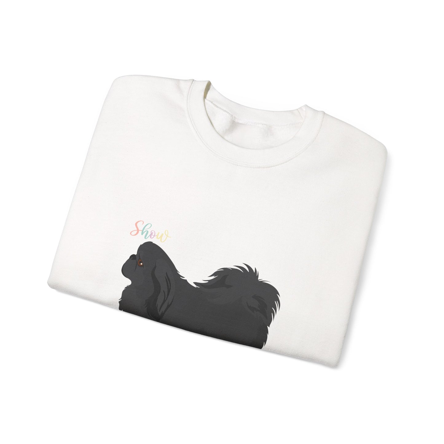 Pekingese Dog Unisex Heavy Blend Crewneck Sweatshirt