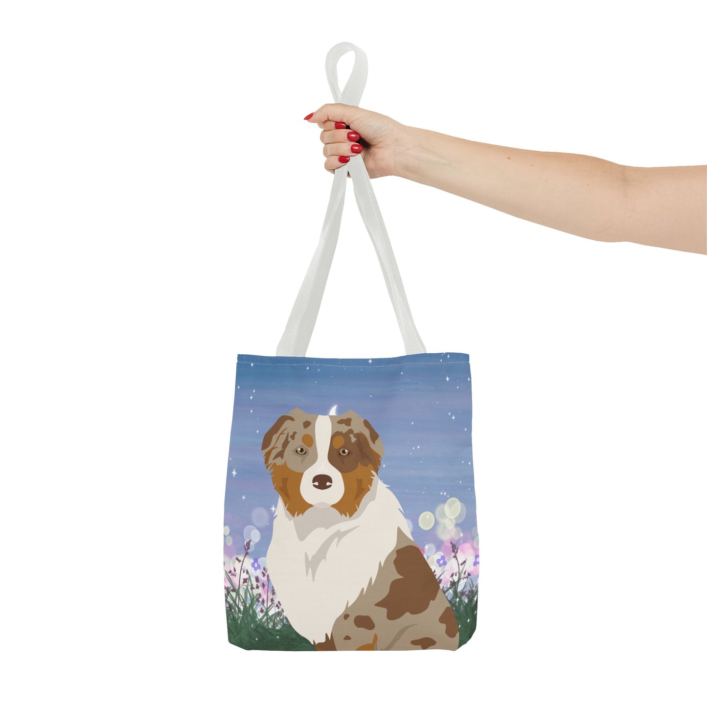 Australian Shepherd Dog Tote Bag 13x13