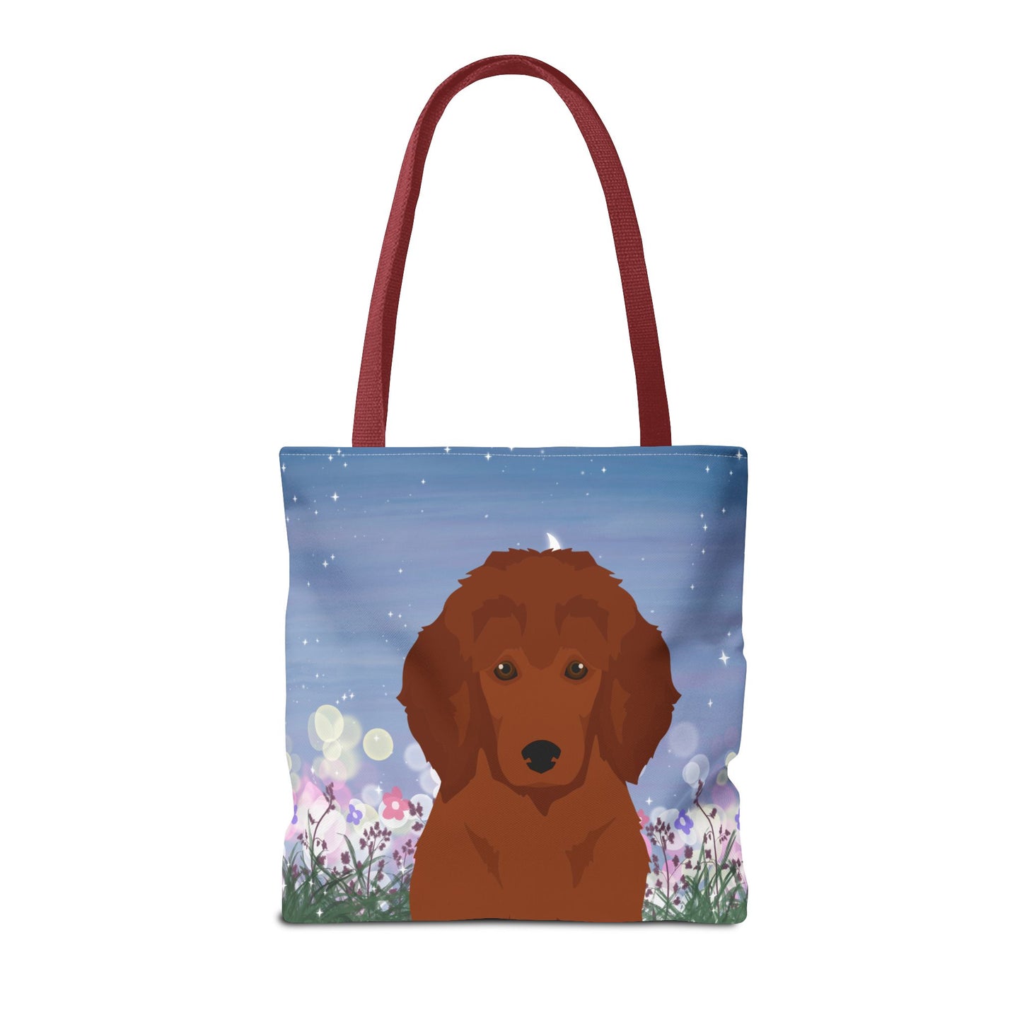 Poodle Dog Tote Bag 16x16