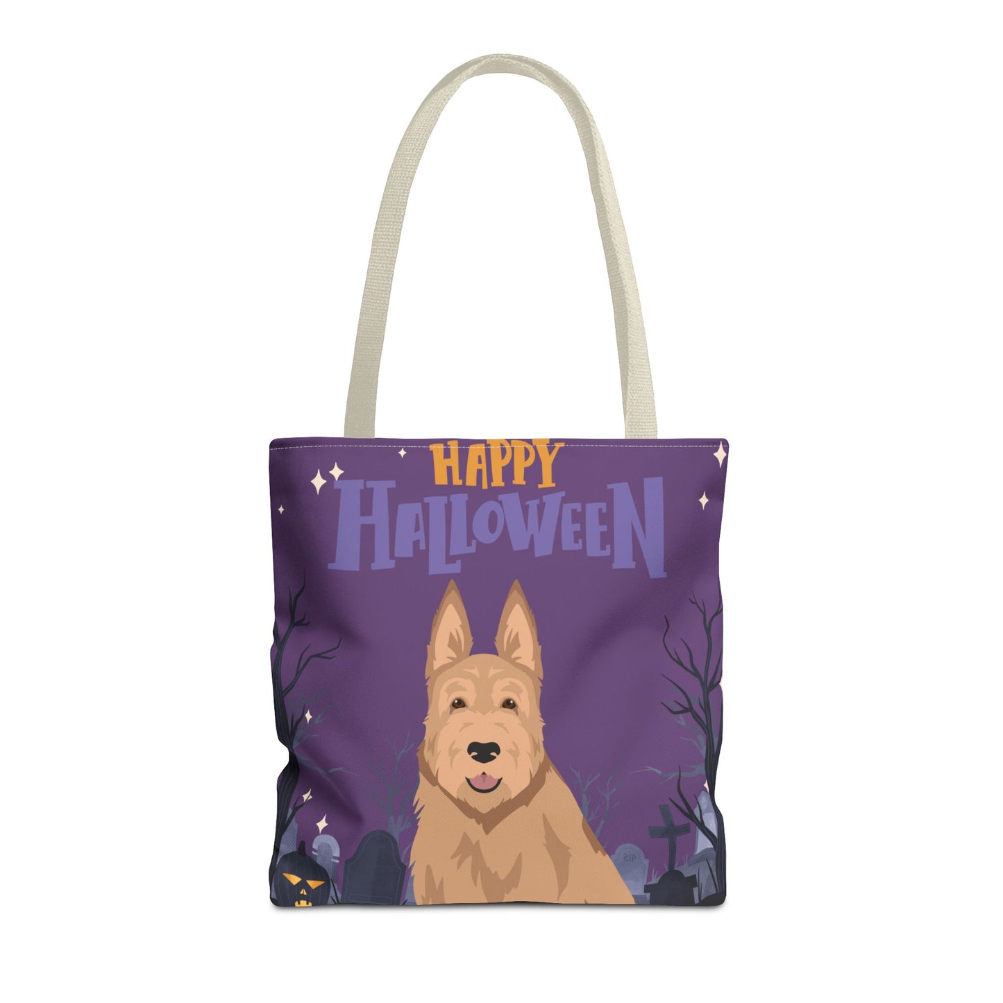 Berger Picard Dog Happy Halloween Tote Bag 16x16