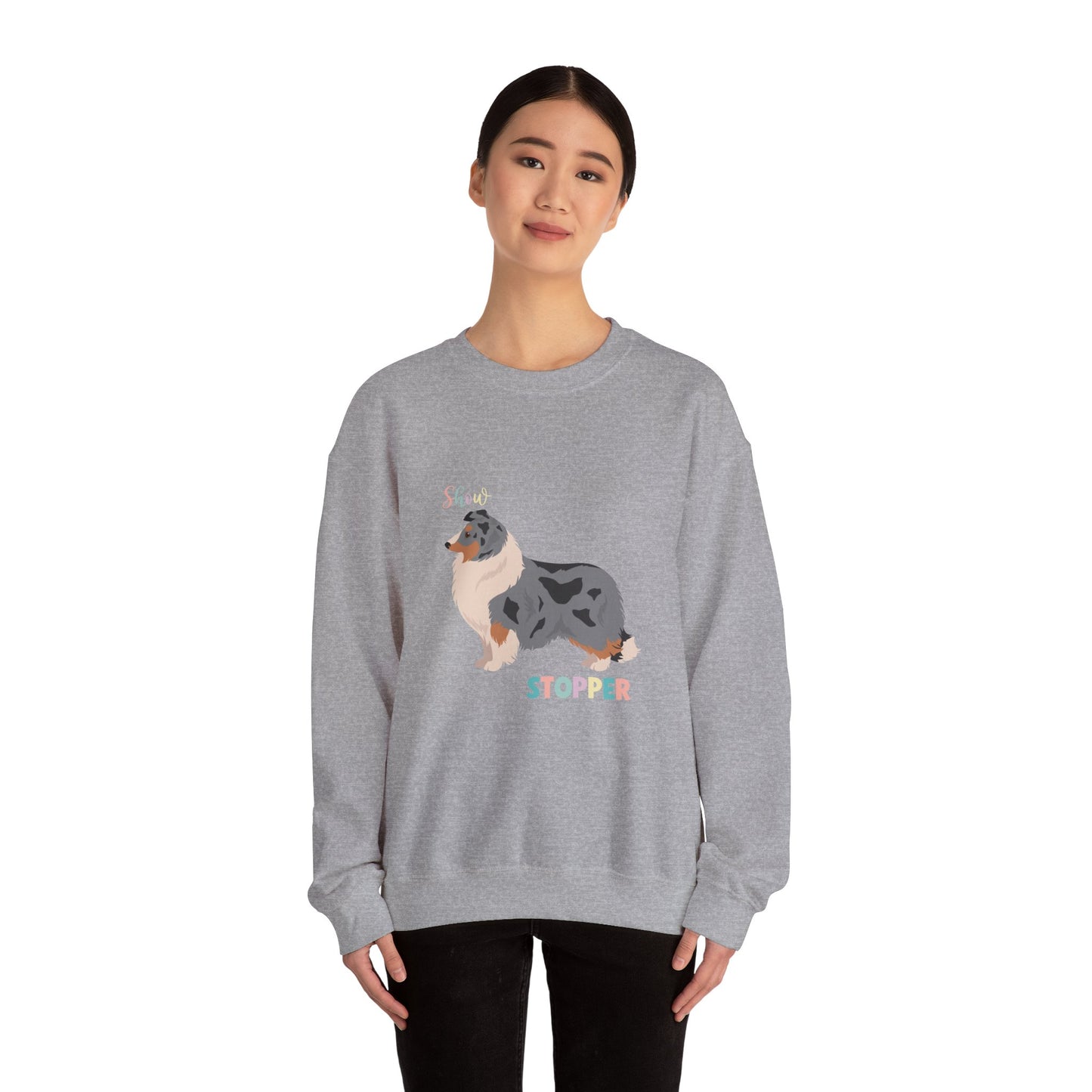 Shetland Sheepdog Dog Unisex Heavy Blend Crewneck Sweatshirt