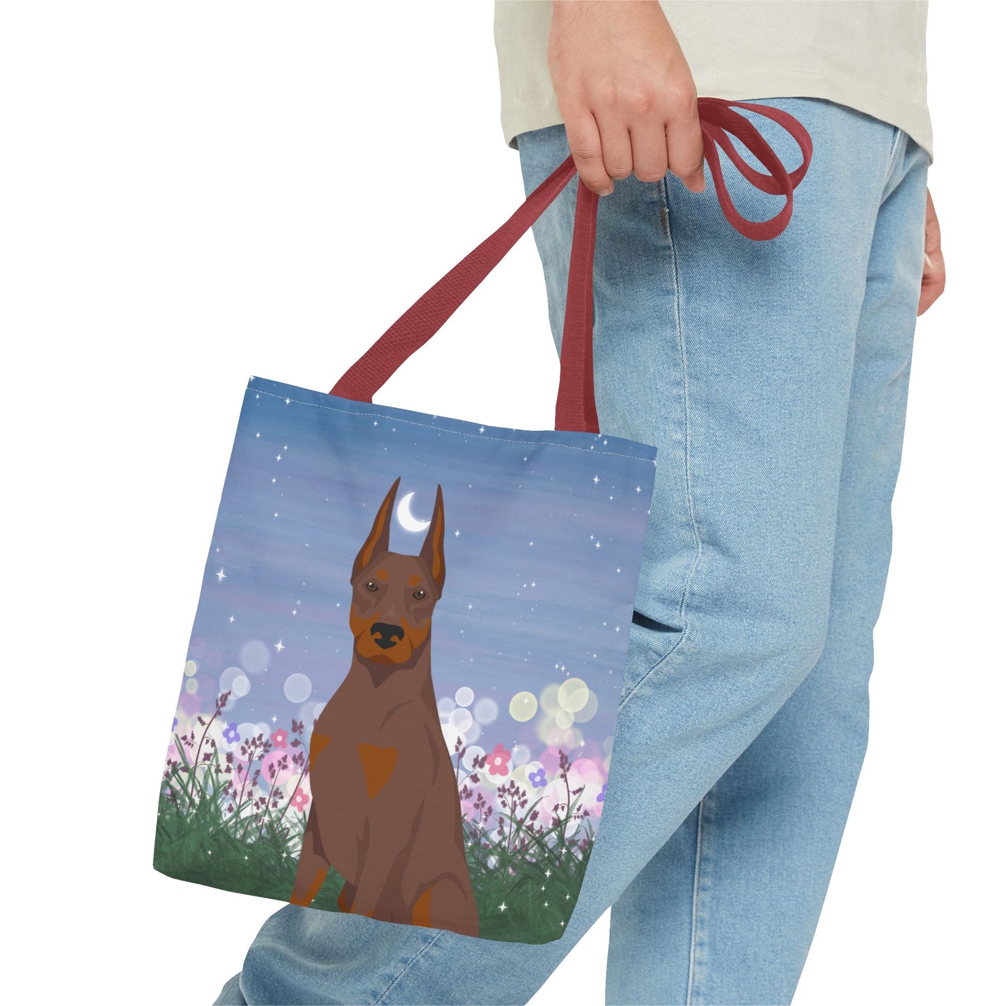 Dobermann Pinscher Dog Tote Bag 13x13