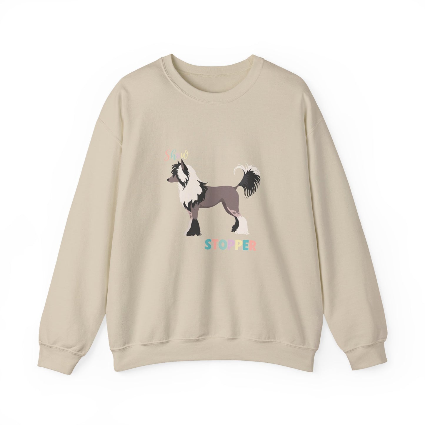Chinese Crested Dog Dog Unisex Heavy Blend Crewneck Sweatshirt