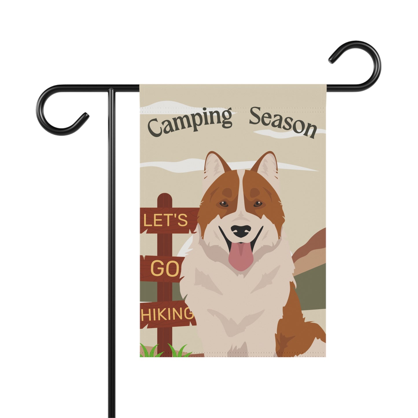 Thai Bangkaew Dog Camping Garden Flag