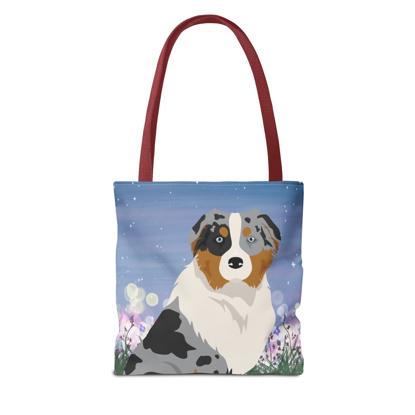 Australian Shepherd Dog Tote Bag 13x13
