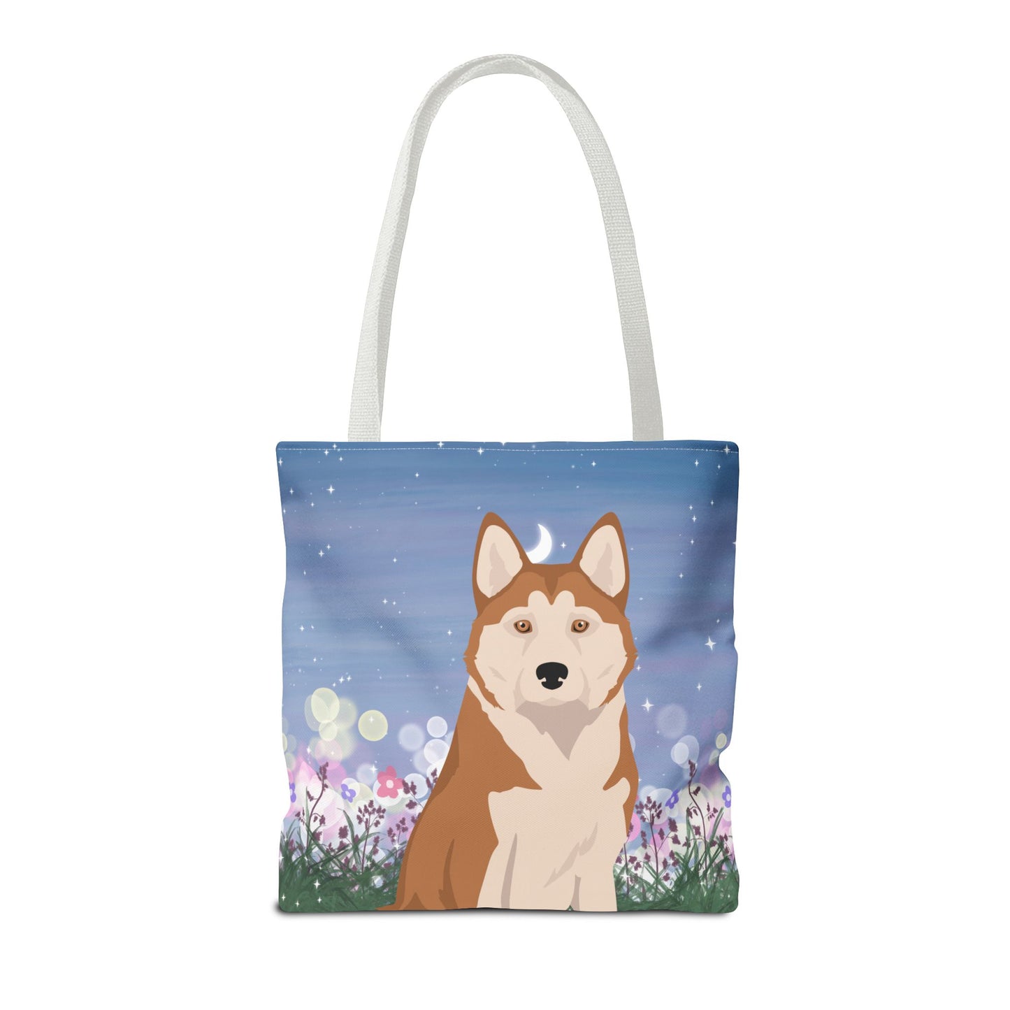 Alaskan Husky Dog Tote Bag 16x16