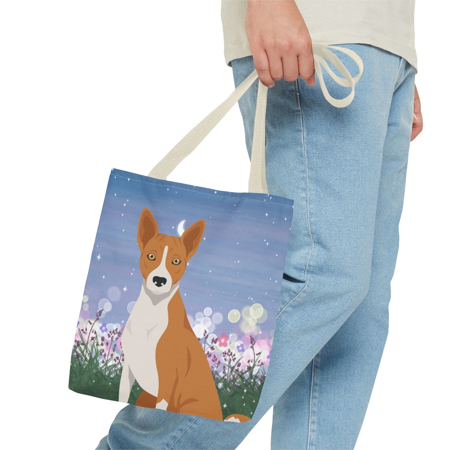 Basenji Dog Tote Bag 13x13