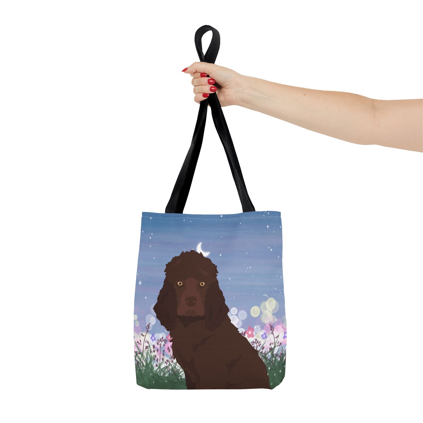 Irish Water Spaniel Dog Tote Bag 13x13