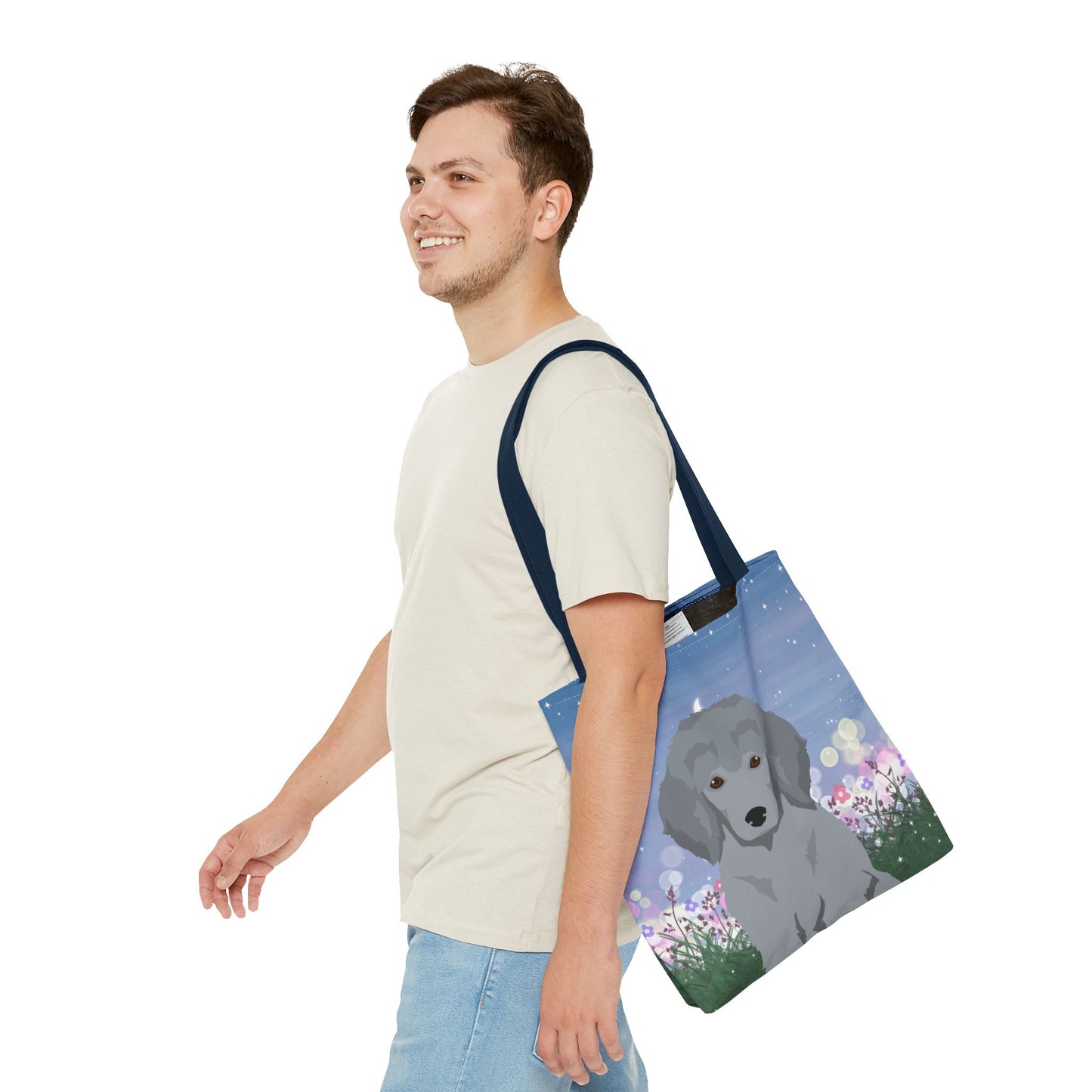 Poodle Dog Tote Bag 16x16