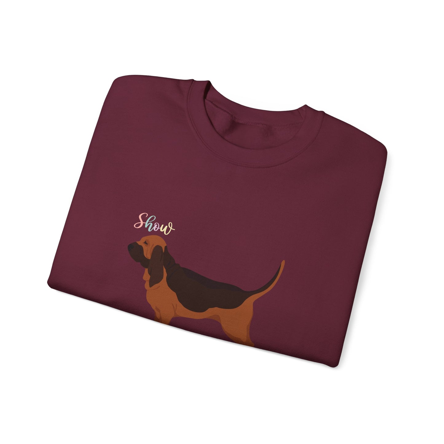 Bloodhound Dog Unisex Heavy Blend Crewneck Sweatshirt