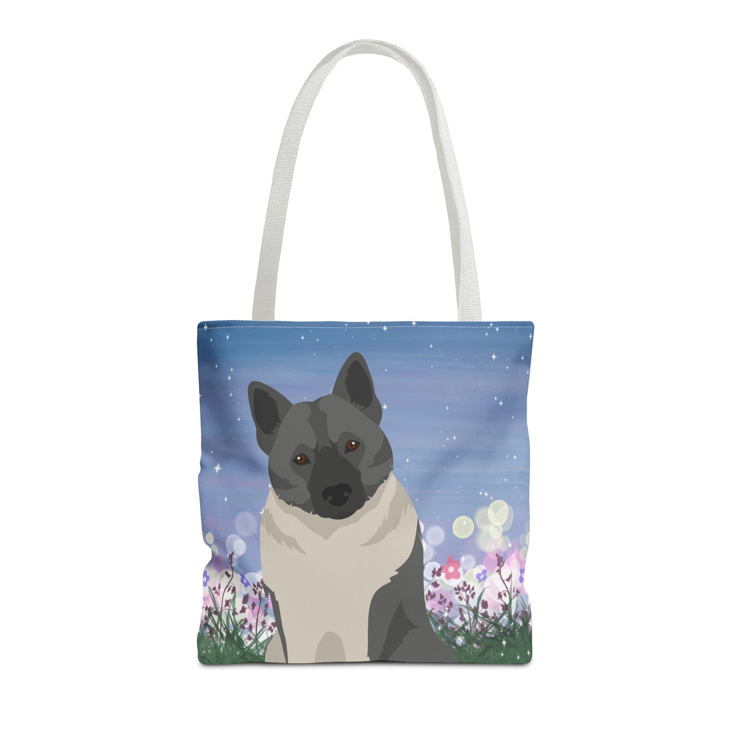 Norwegian Lundehund Dog Tote Bag 16x16
