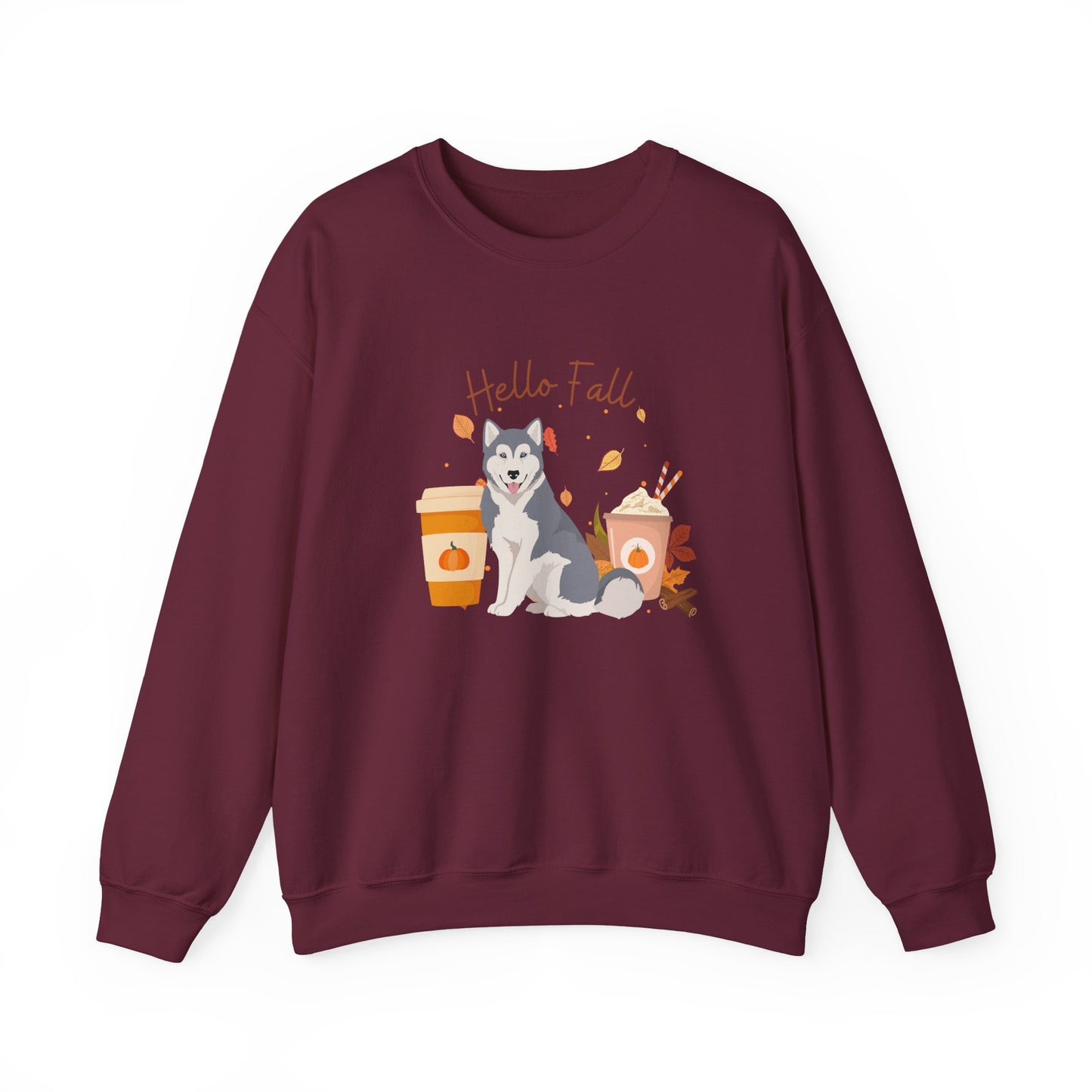 Copy of Copy of Copy of Canadian Inuit Dog Fall Halloween Unisex Heavy Blend Crewneck Sweatshirt