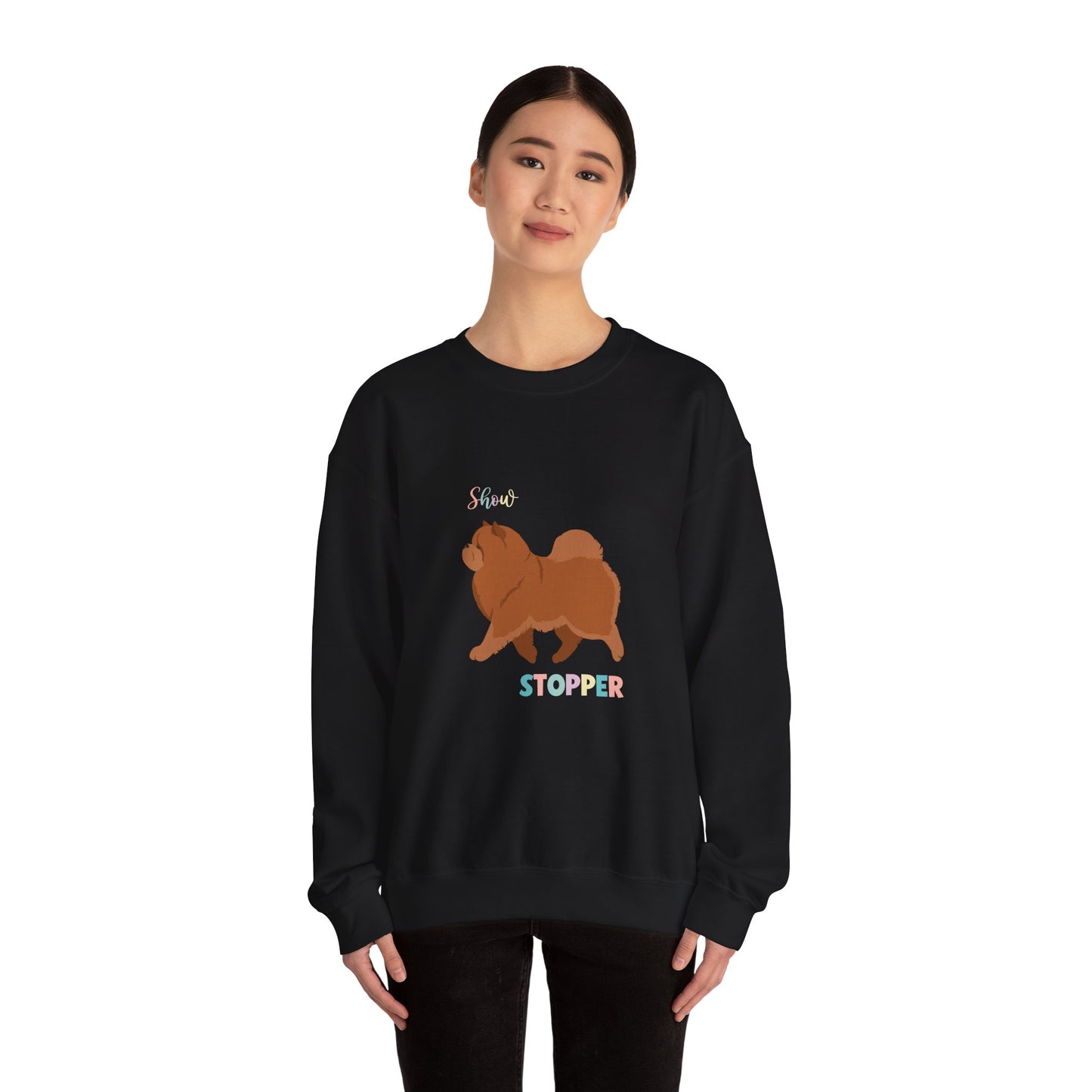 Chow Chow Dog Unisex Heavy Blend Crewneck Sweatshirt