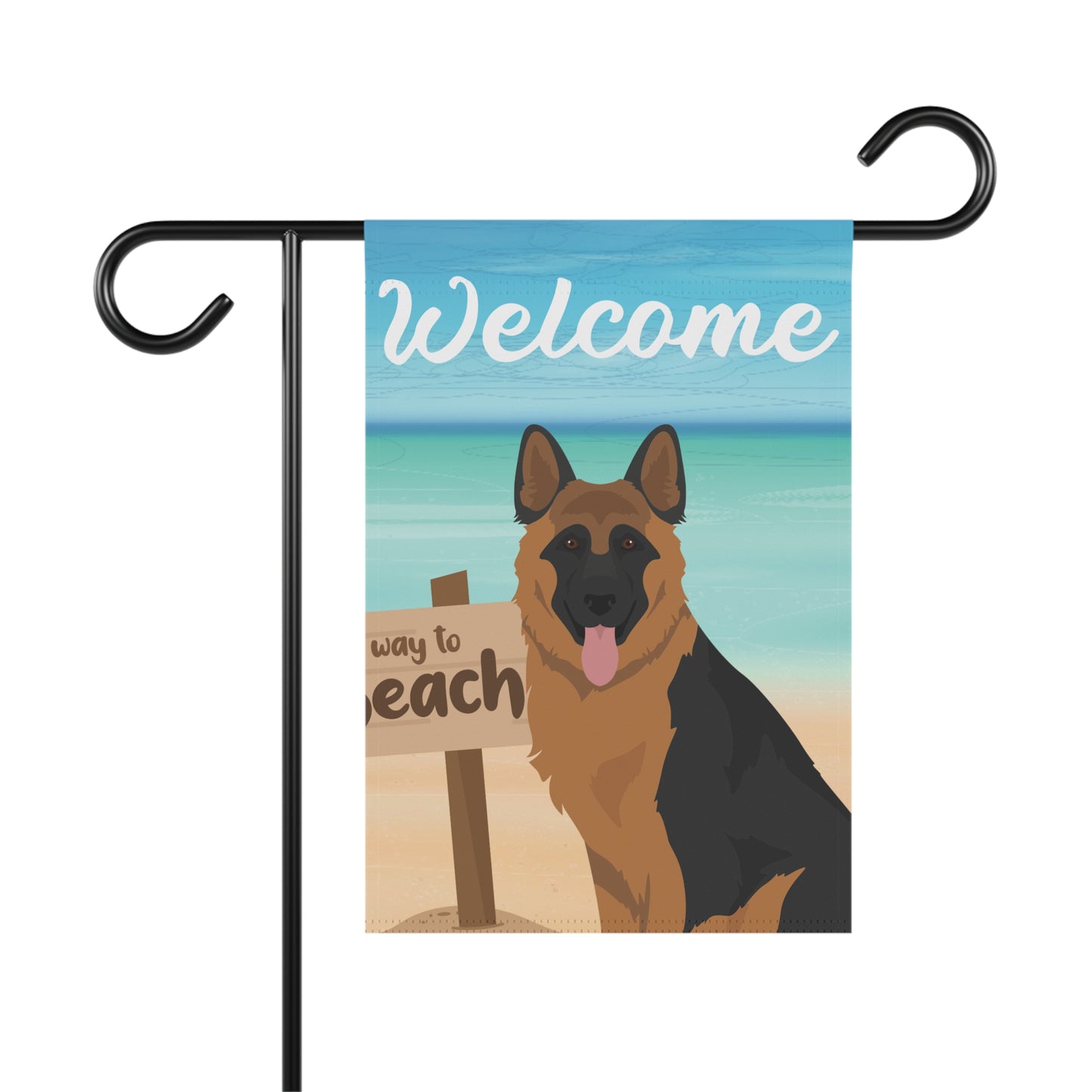 German Shepherd Dog Garden Flag