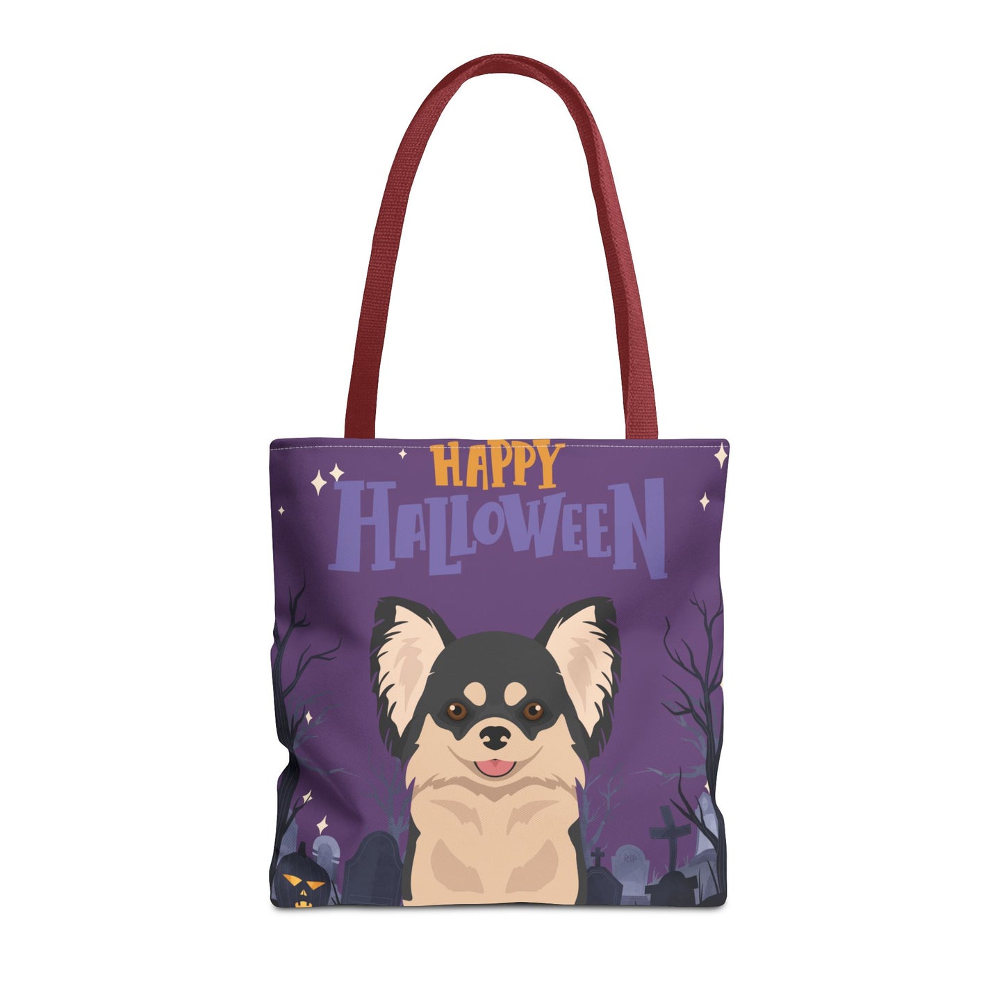 Chihuahua Dog Happy Halloween Tote Bag 16x16