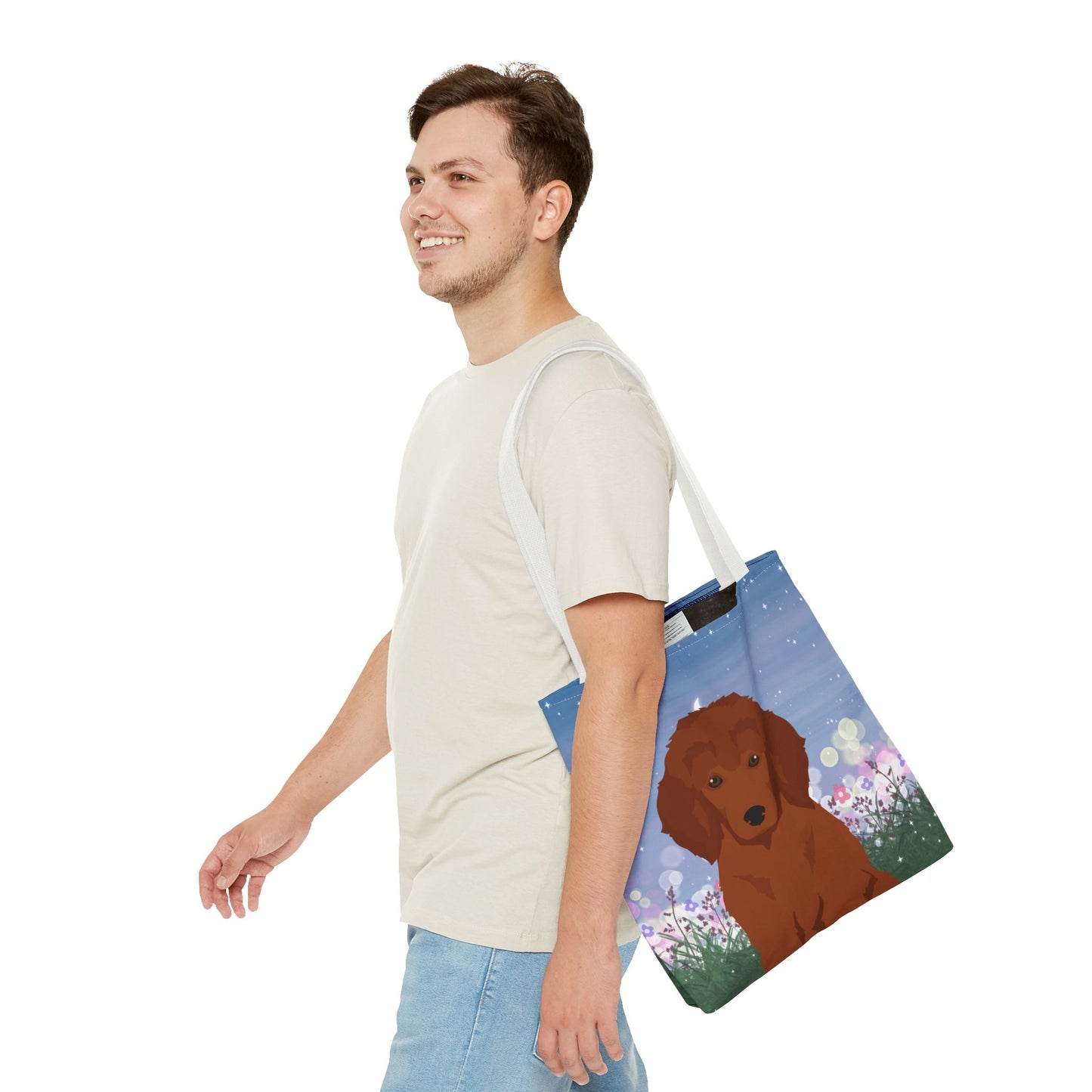 Poodle Dog Tote Bag 16x16