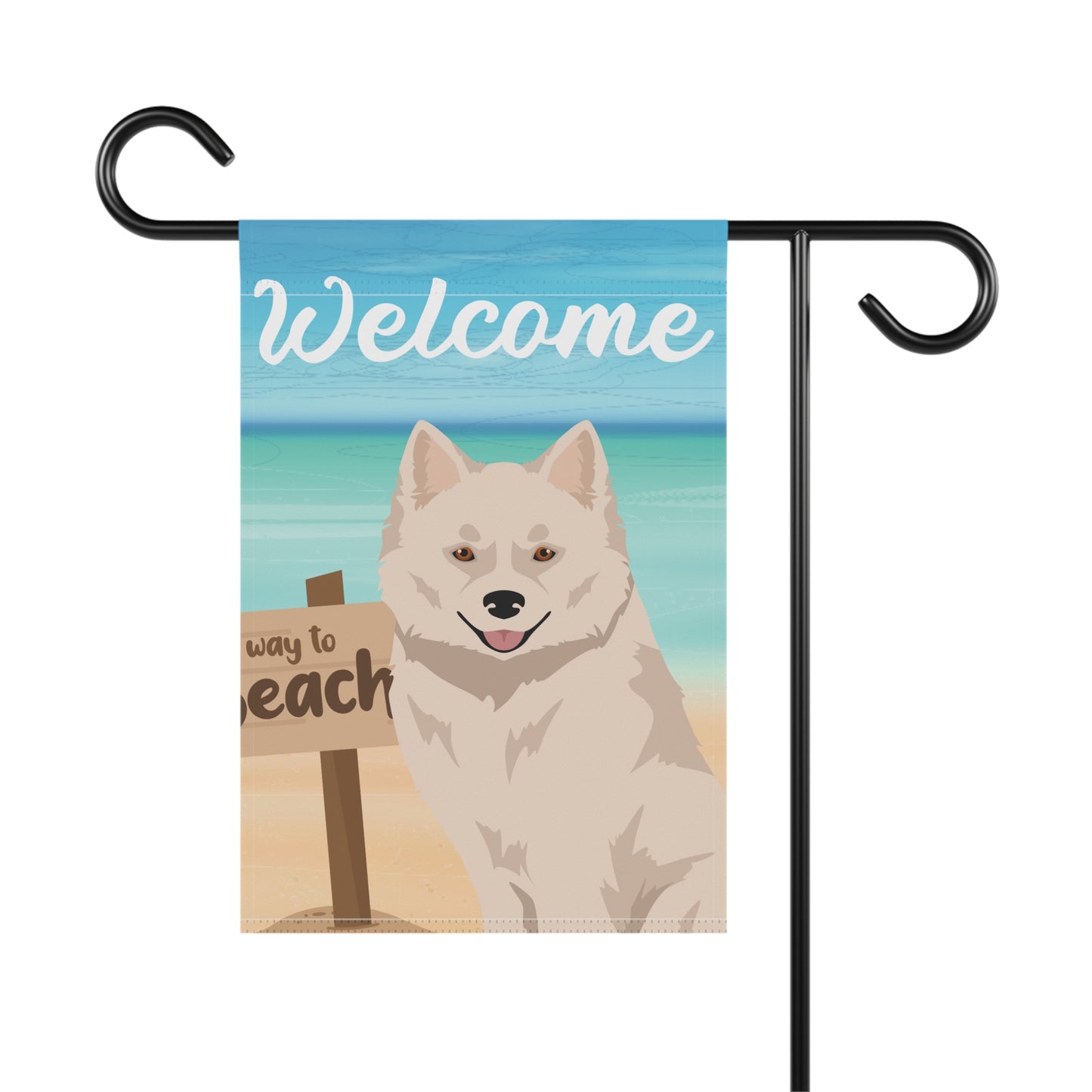 Nenets Herding Laika Dog Garden Flag