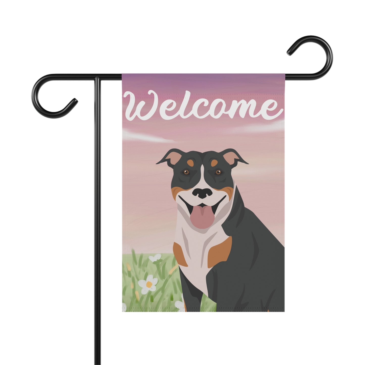 Pit Bull Dog Welcome Garden Flag