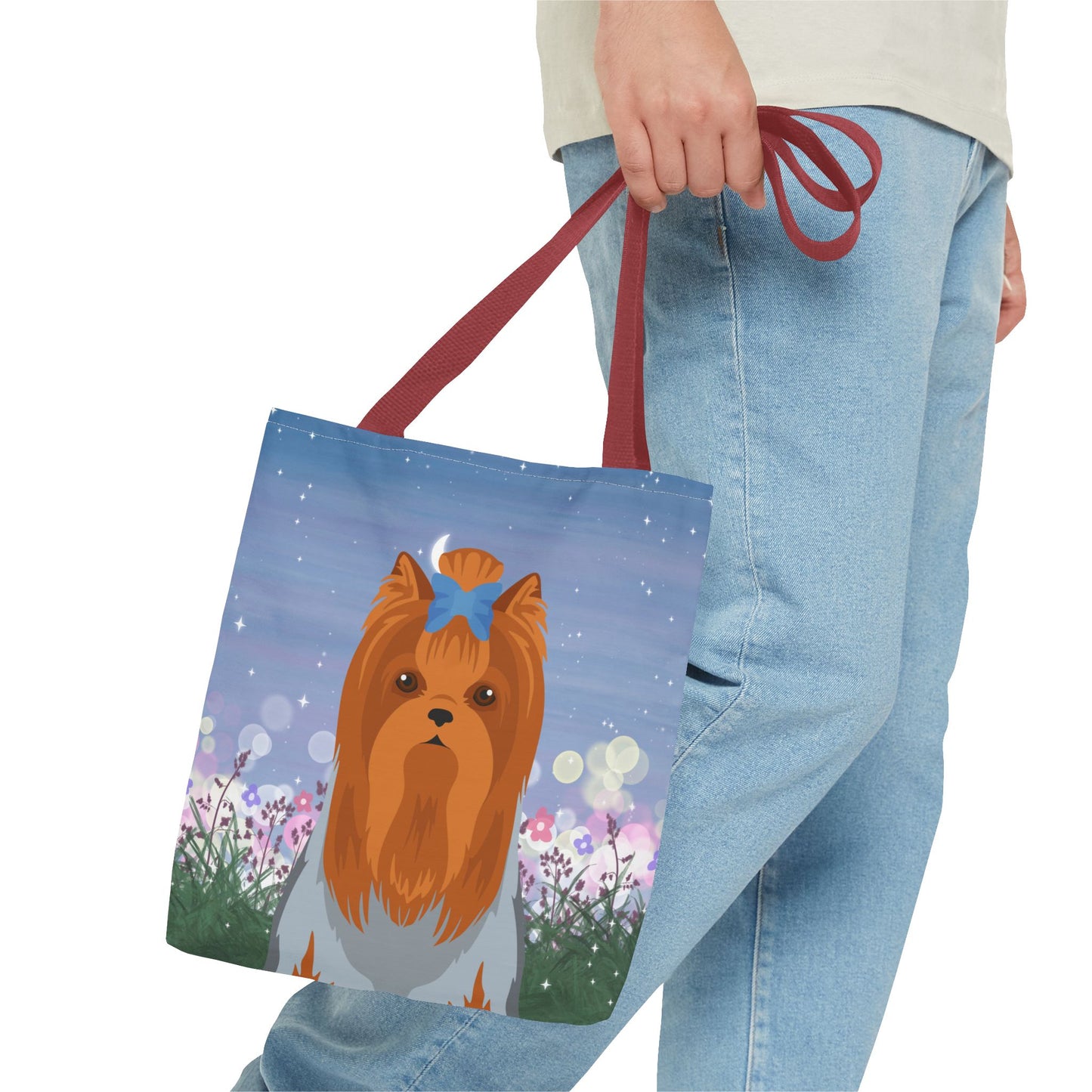 Yorkshire Terrier Dog Tote Bag 13x13