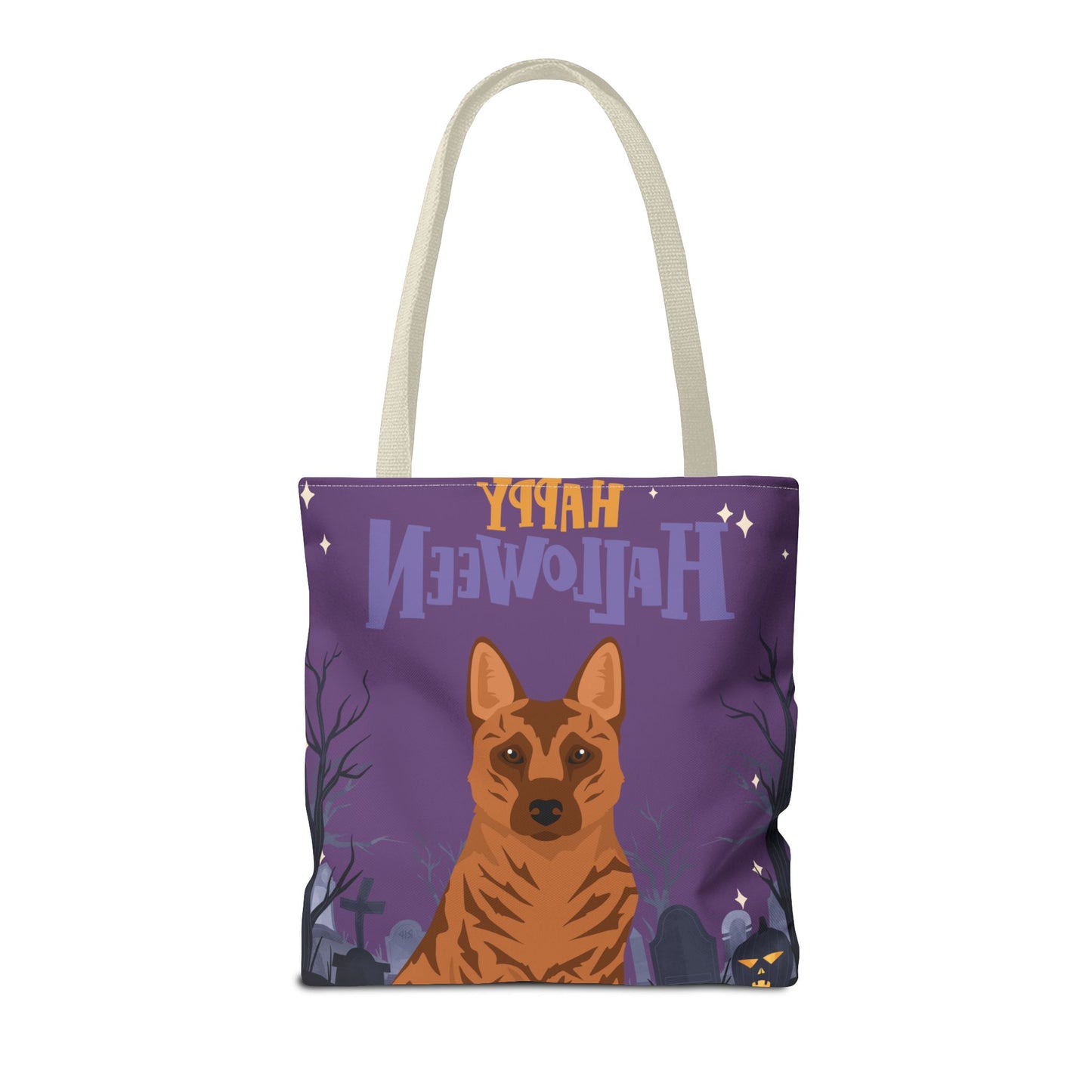 Kai Ken Dog Happy Halloween Tote Bag 16x16